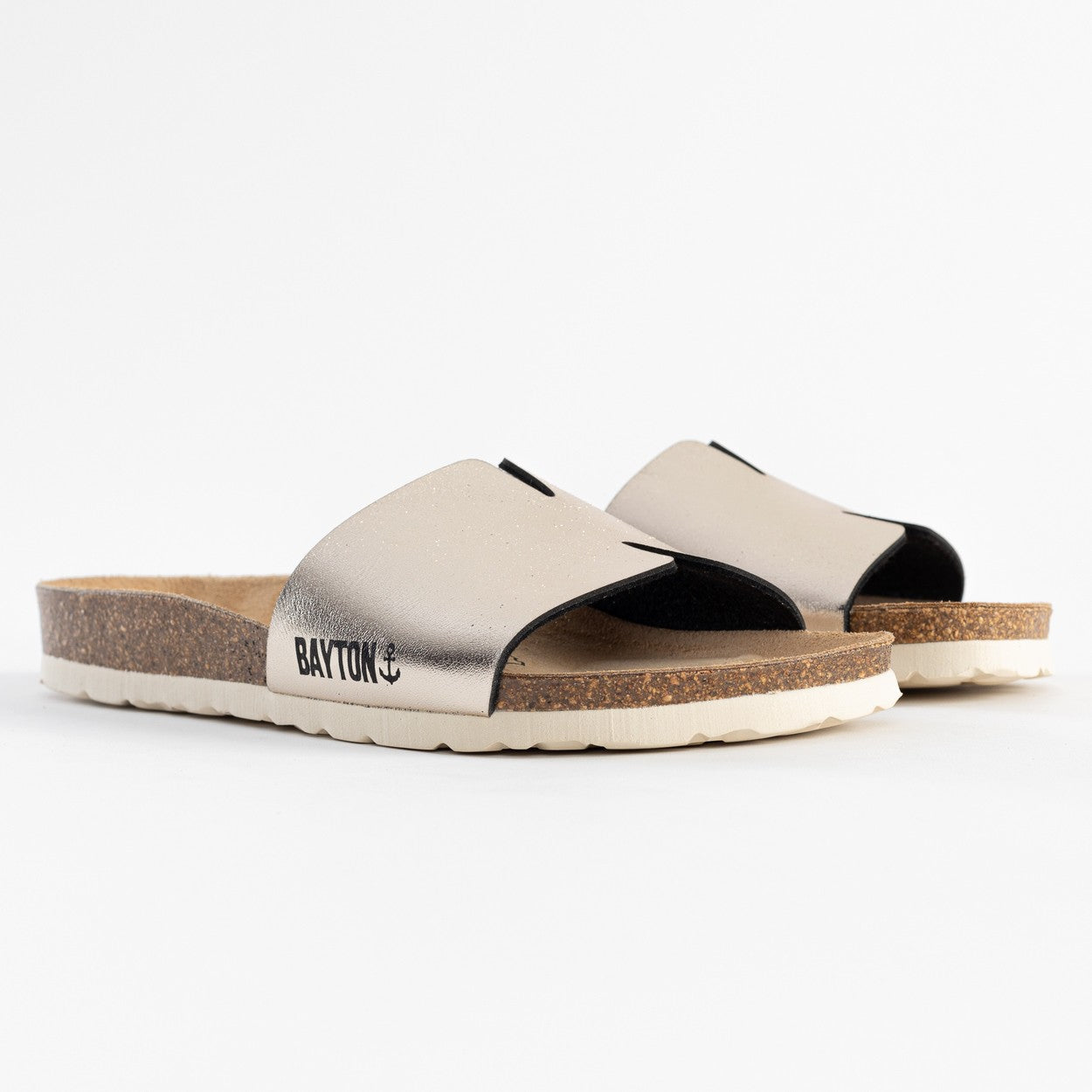 Djilian Light Gold 1 Strap Sandals