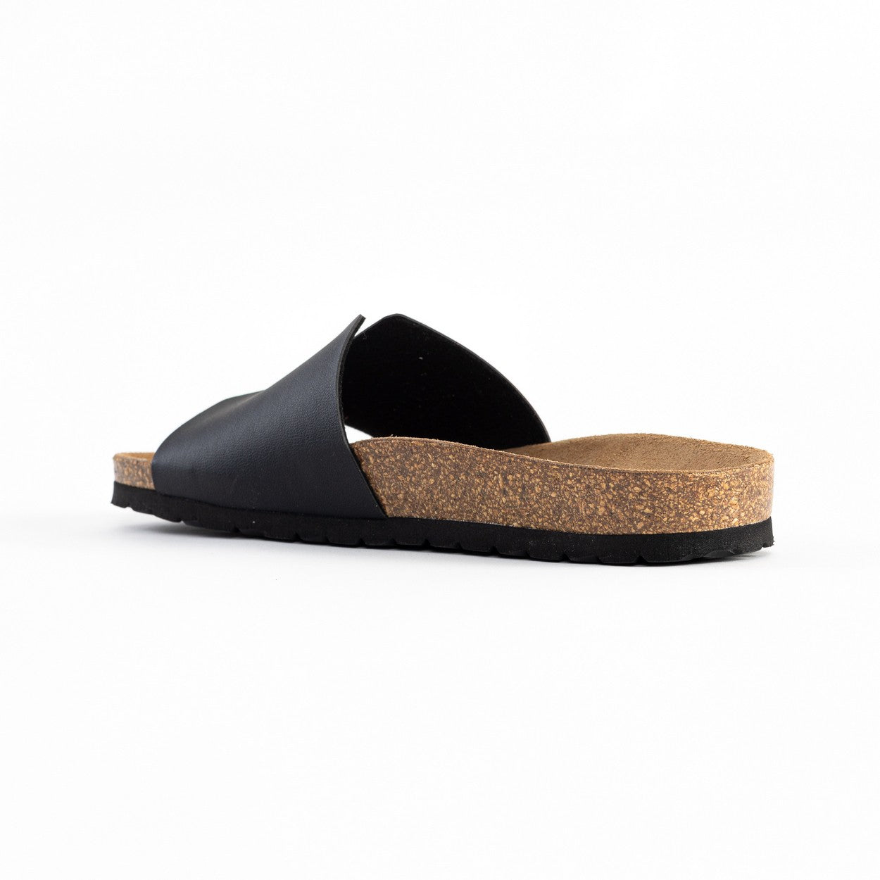 Djilian Black 1 Strap Sandals