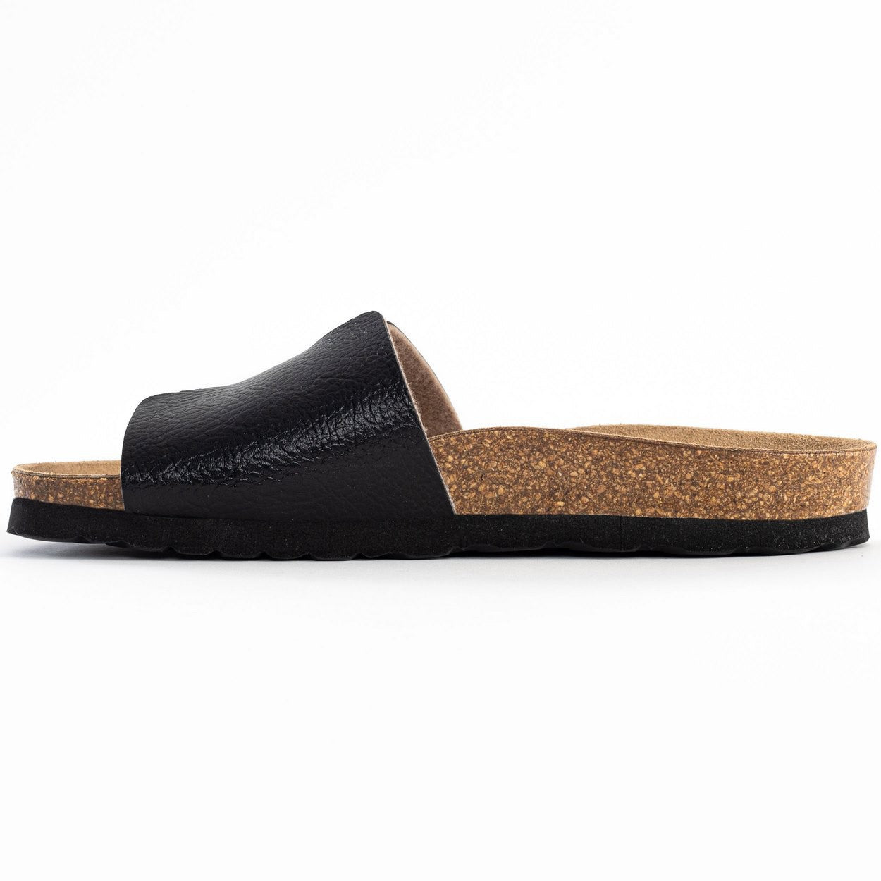 Djilian Black 1 Strap Sandals