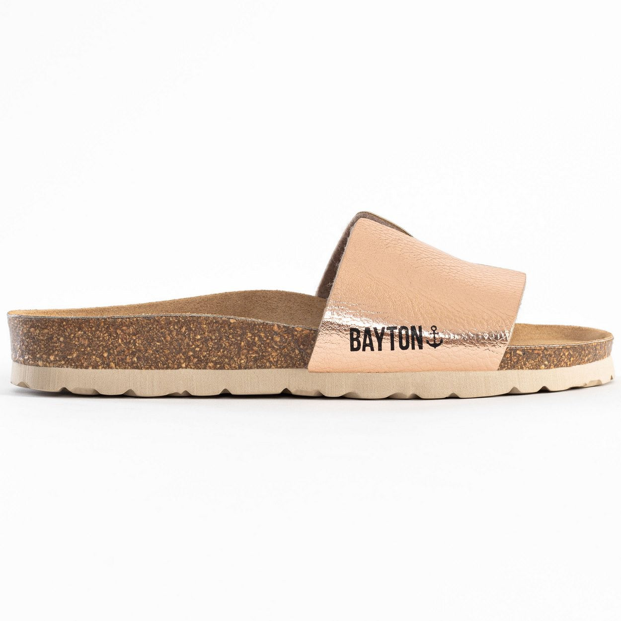 Djilian Rose Gold 1 Strap Sandals