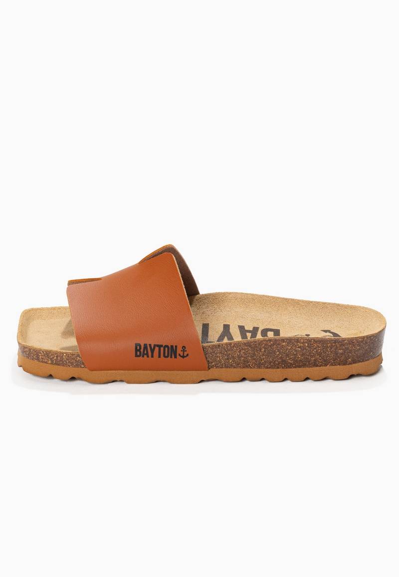 Djilian Camel 1 Strap Sandals