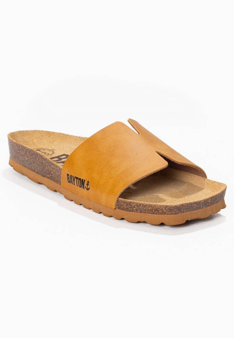 Djilian Camel 1 Strap Sandals