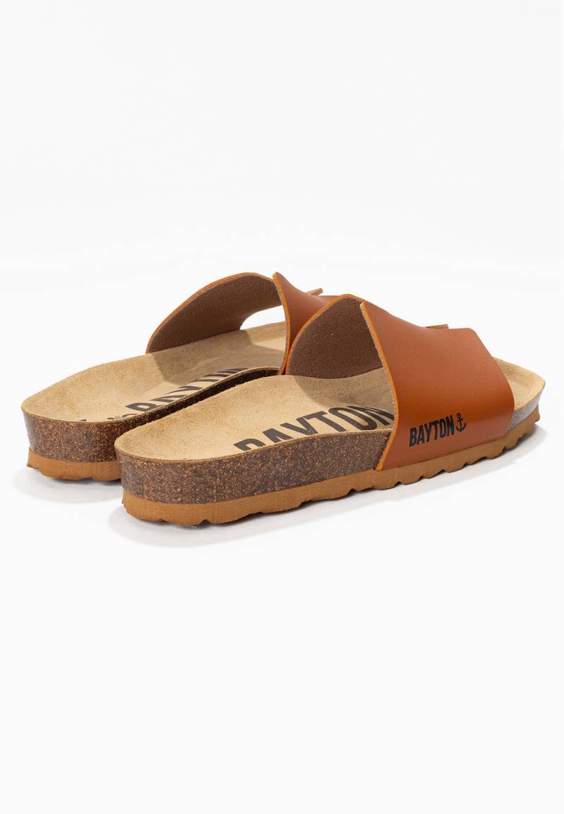 Djilian Camel 1 Strap Sandals