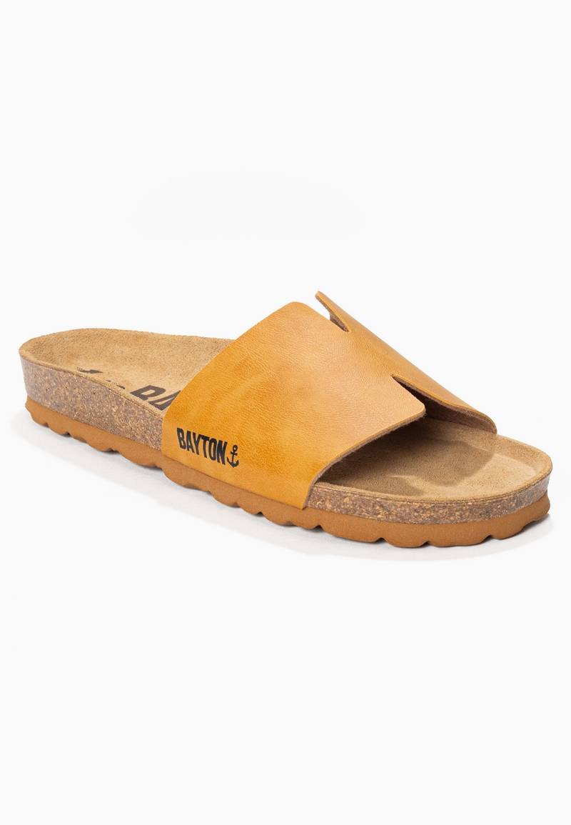 Djilian Camel 1 Strap Sandals