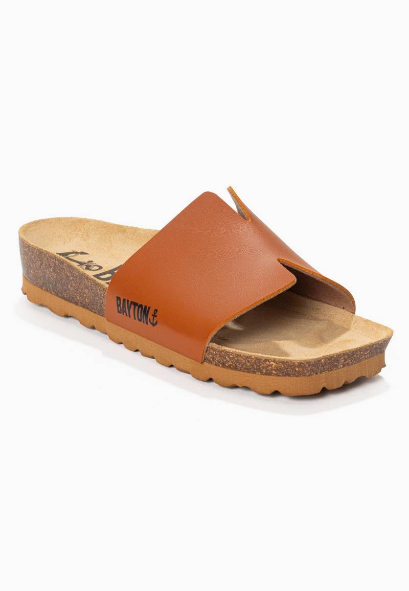 Djilian Camel 1 Strap Sandals