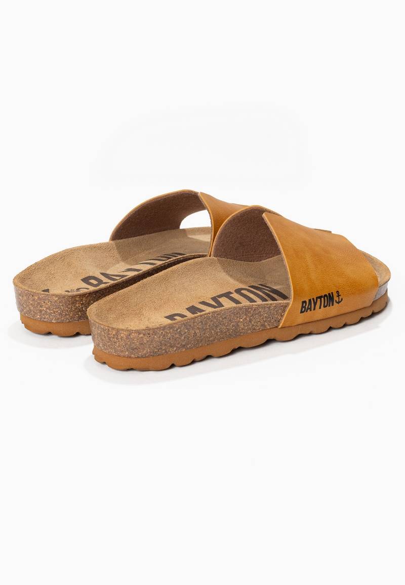 Djilian Camel 1 Strap Sandals