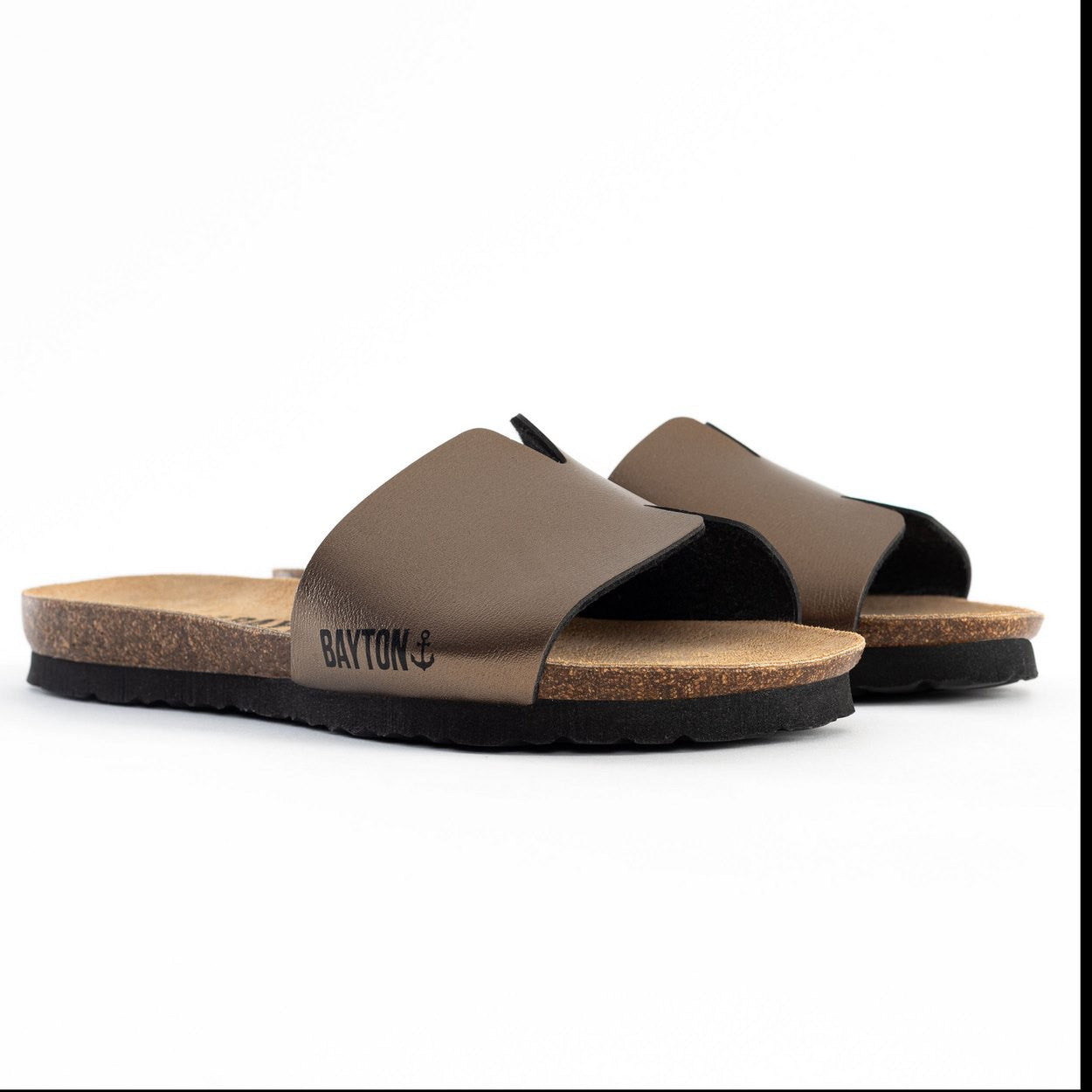 Djilian Slim Bronze 1 Strap Sandals