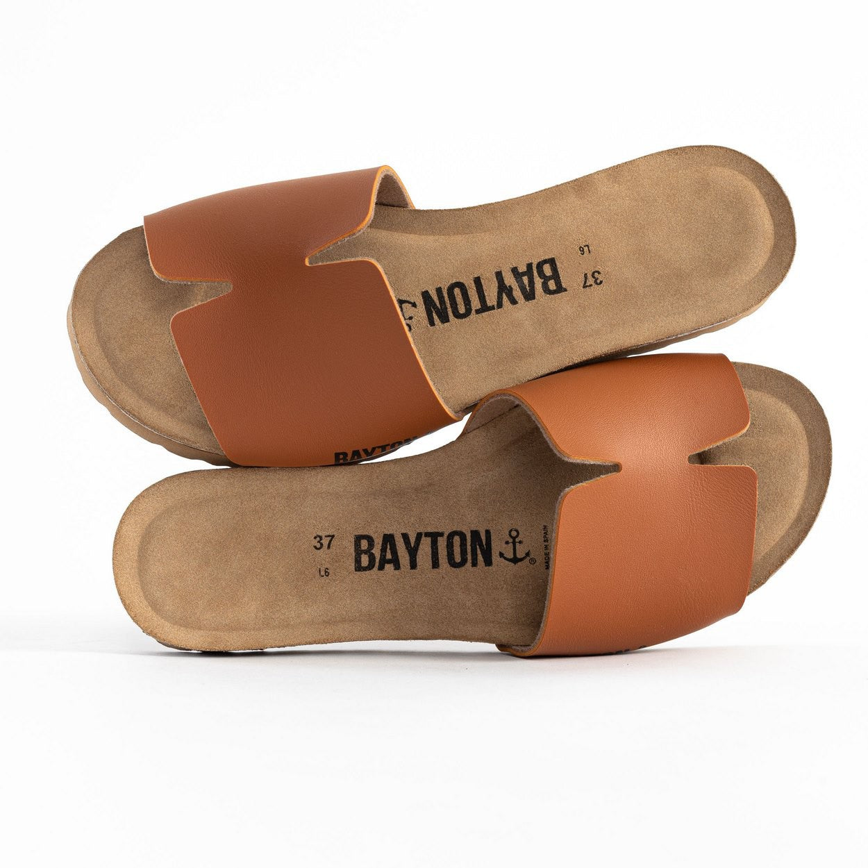 Djilian Slim Camel 1 Strap Sandals