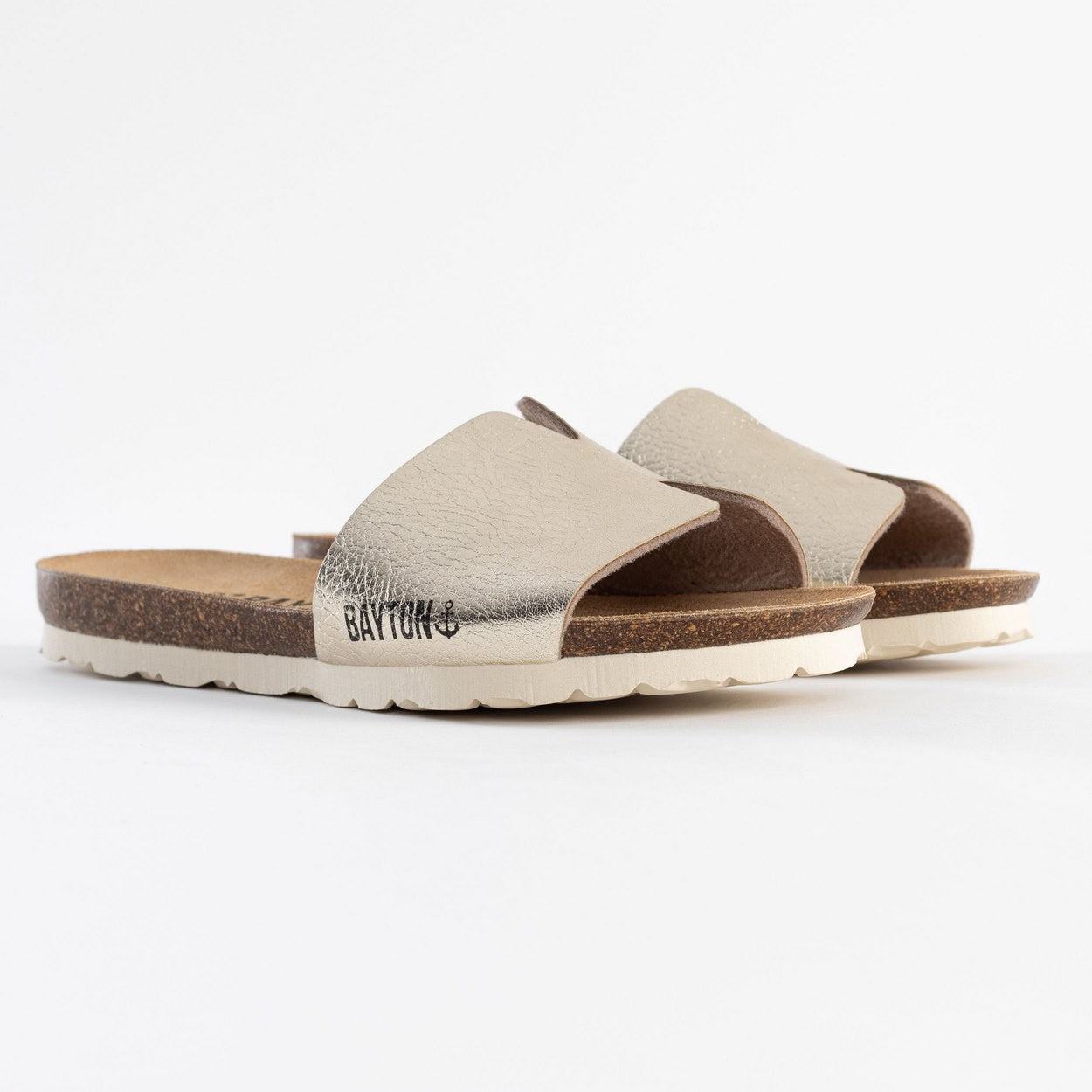 Djilian Slim Light Gold 1 Strap Sandals