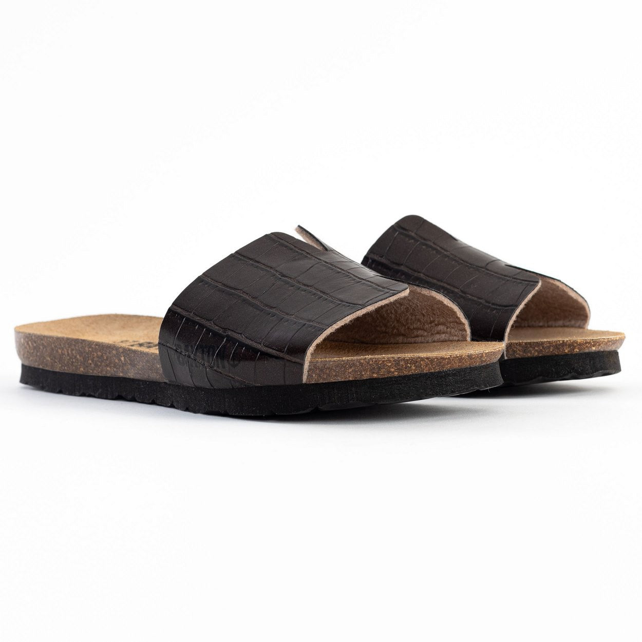 Djilian Slim Brown 1 Strap Sandals