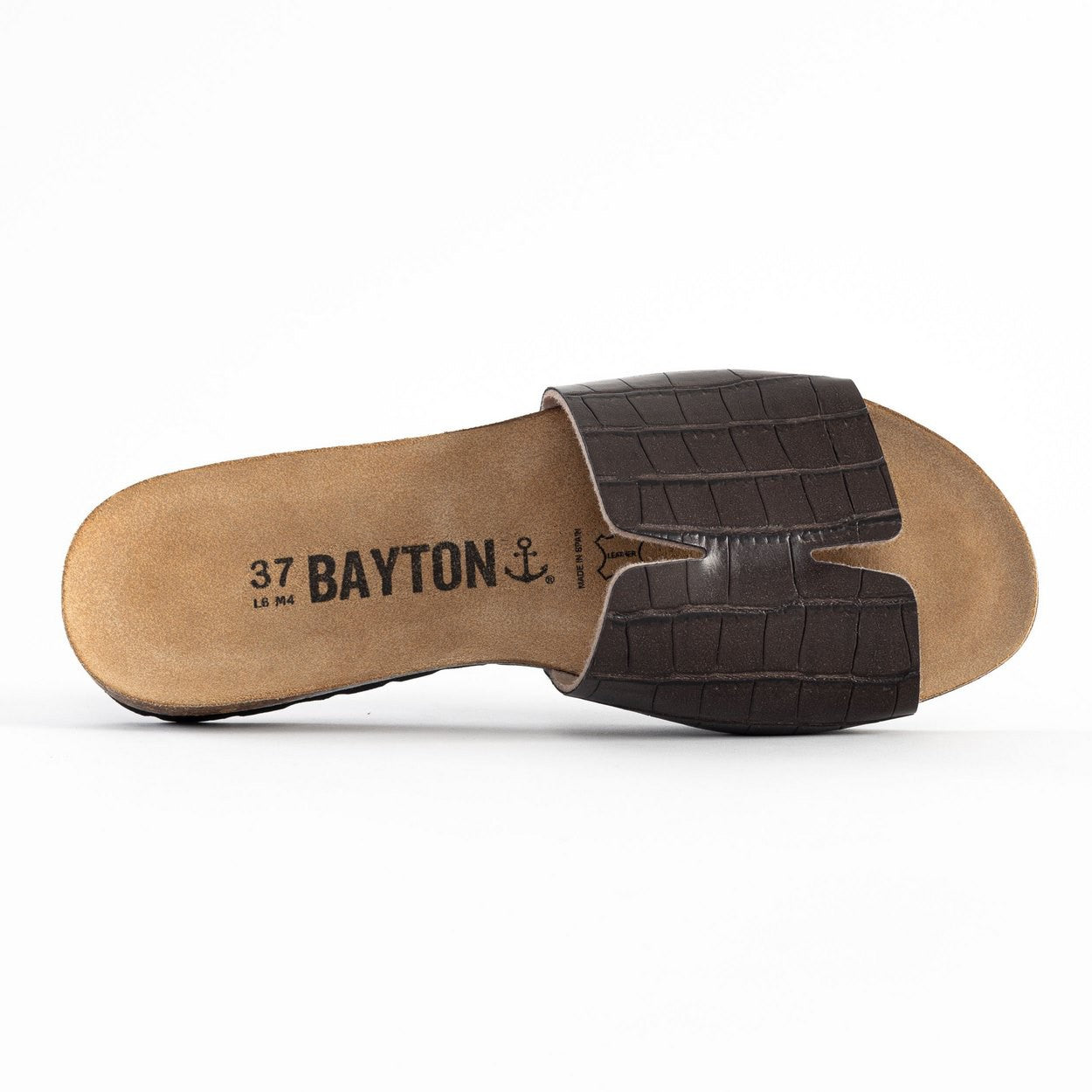 Djilian Slim Brown 1 Strap Sandals