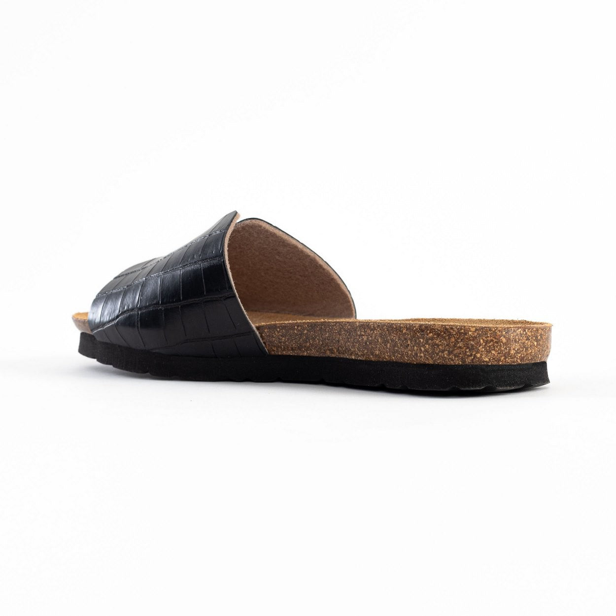 Djilian Slim Black 1 Strap Sandals