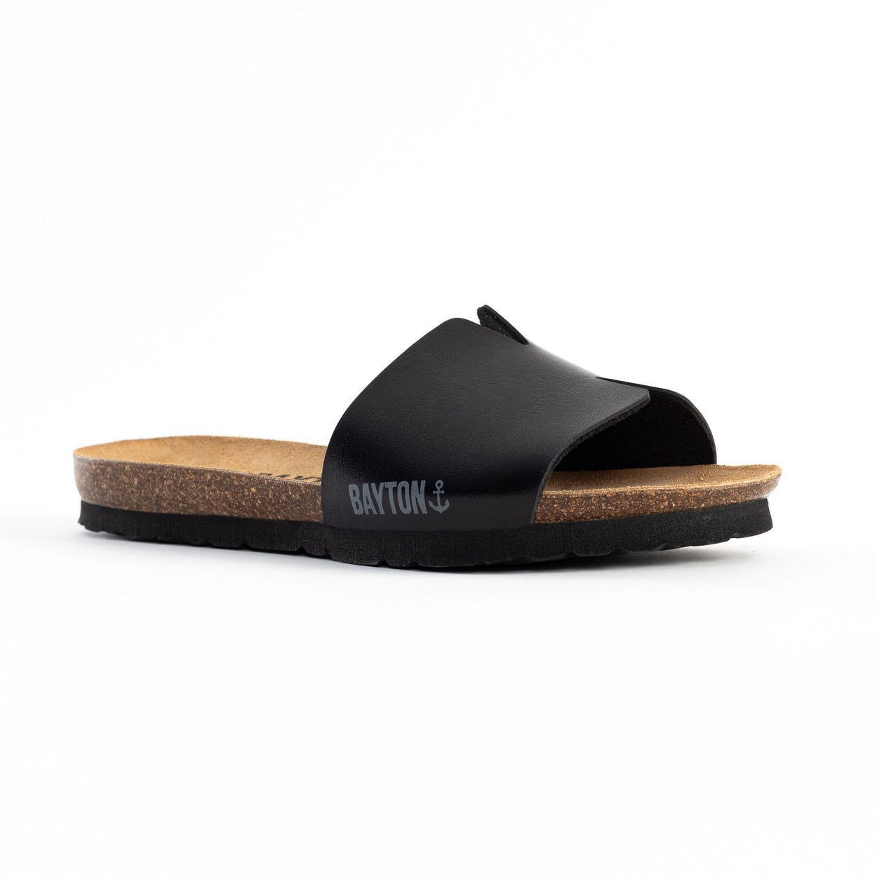 Djilian Slim Black 1 Strap Sandals