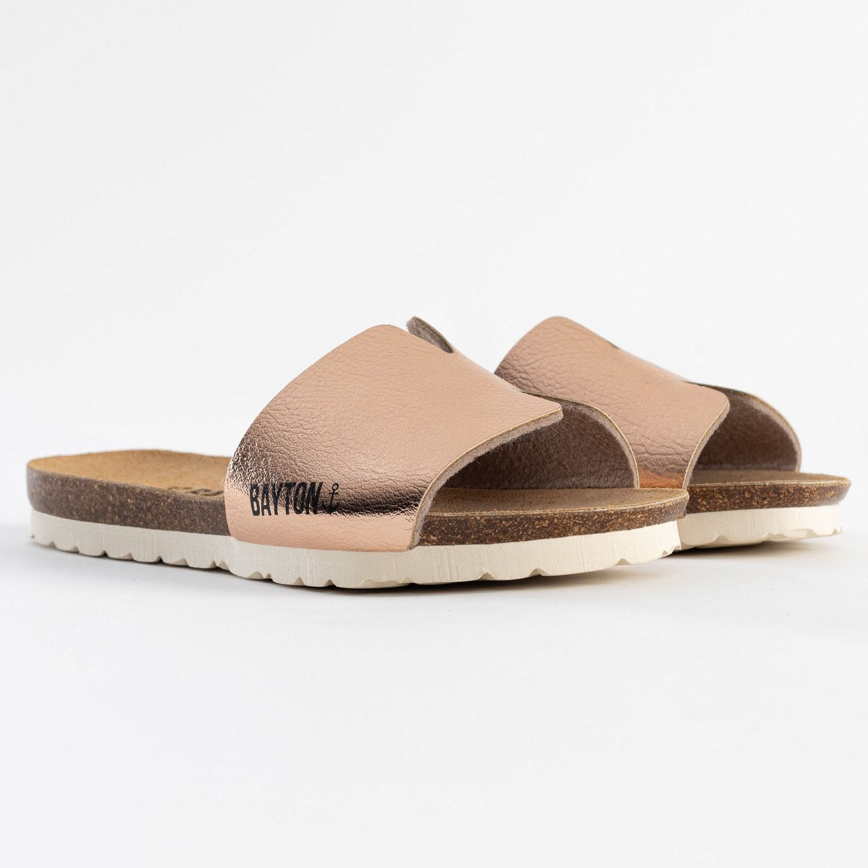 Djilian Slim Rose Gold 1 Strap Sandals