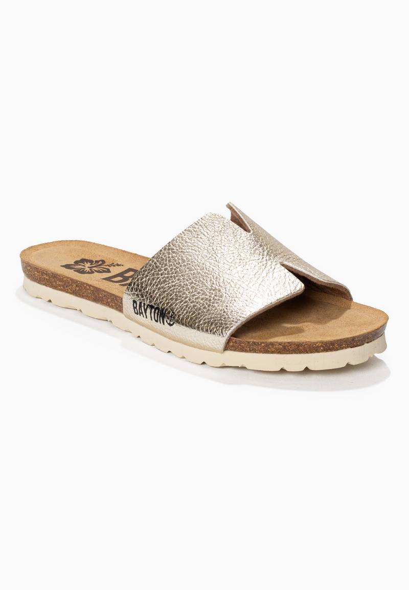 Djilian Slim Gold 1 Strap Sandals