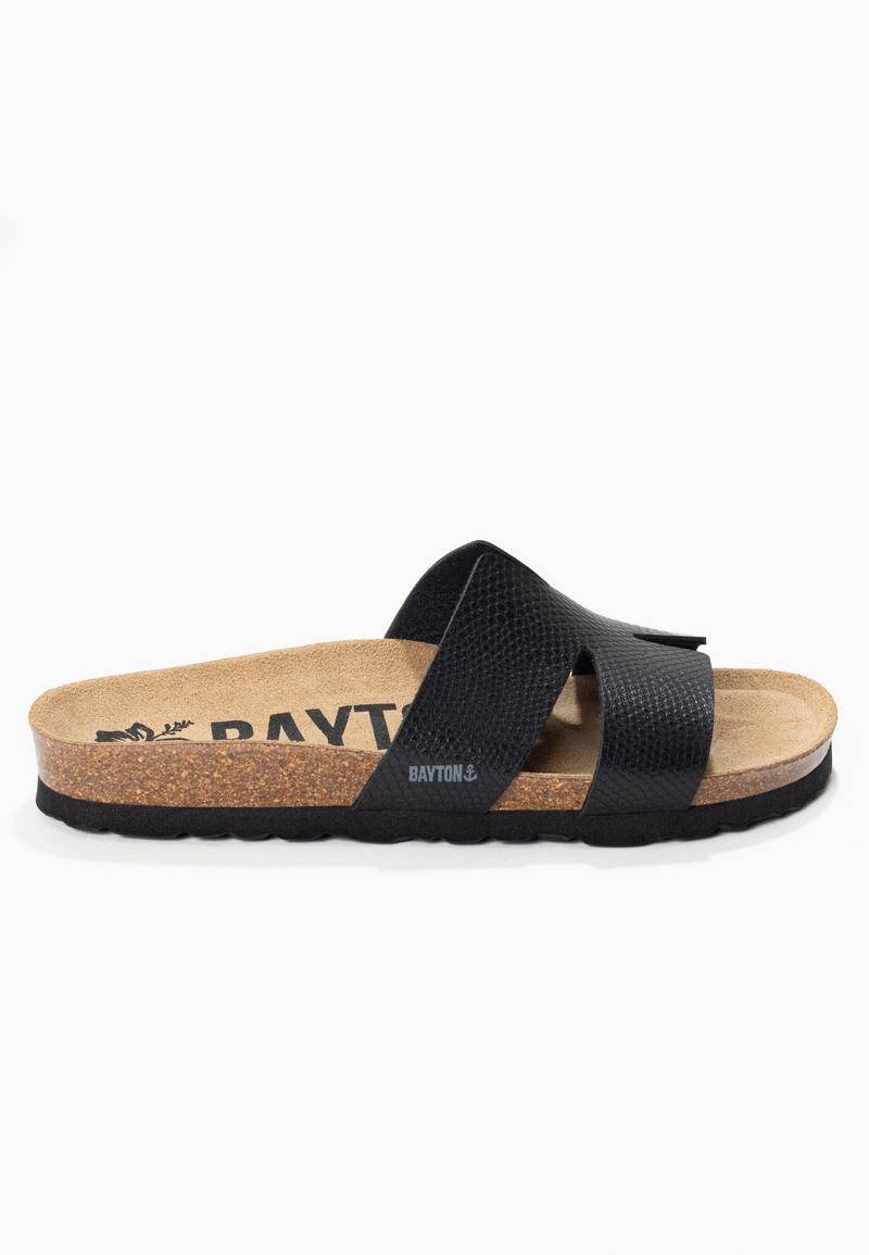 Djone 1 Strap Sandals Black