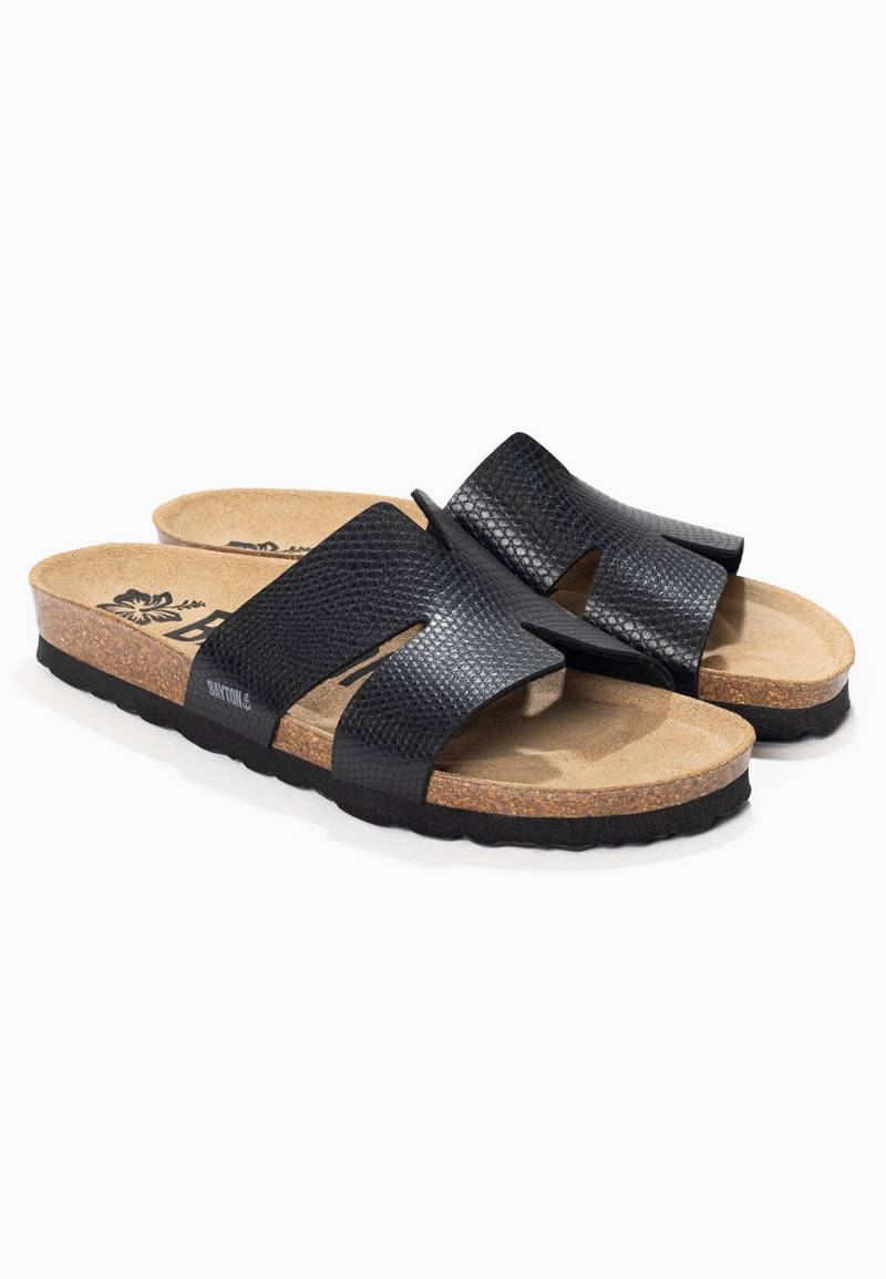 Djone 1 Strap Sandals Black