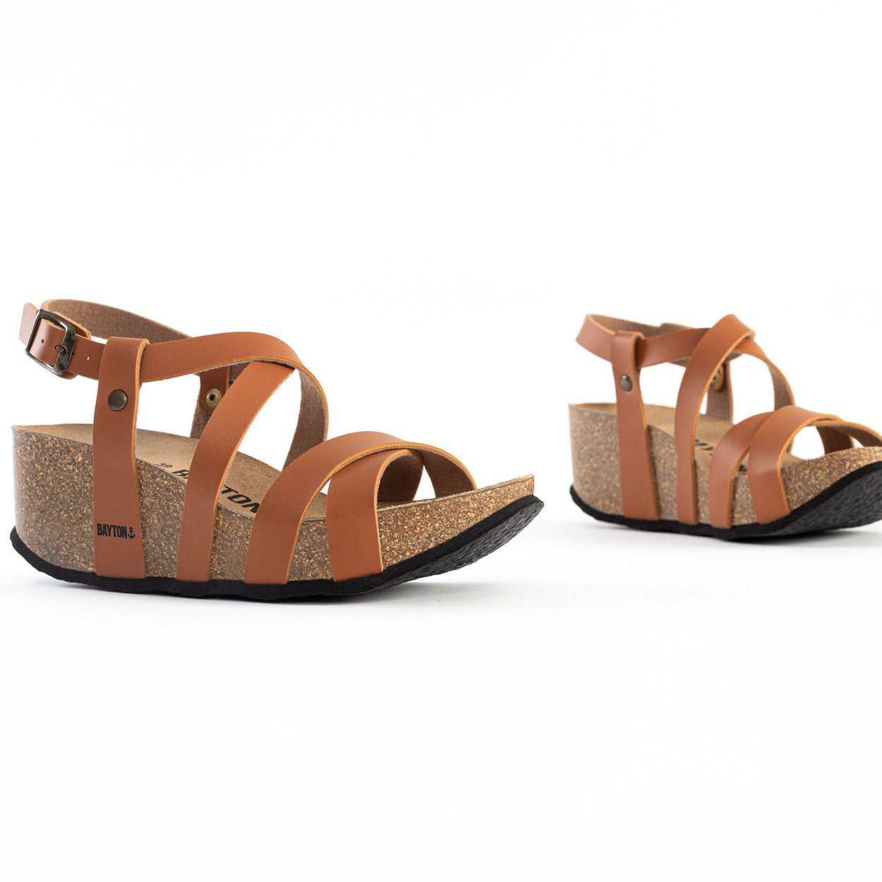 Sandalias Dora Cuña y Semicuña Camel