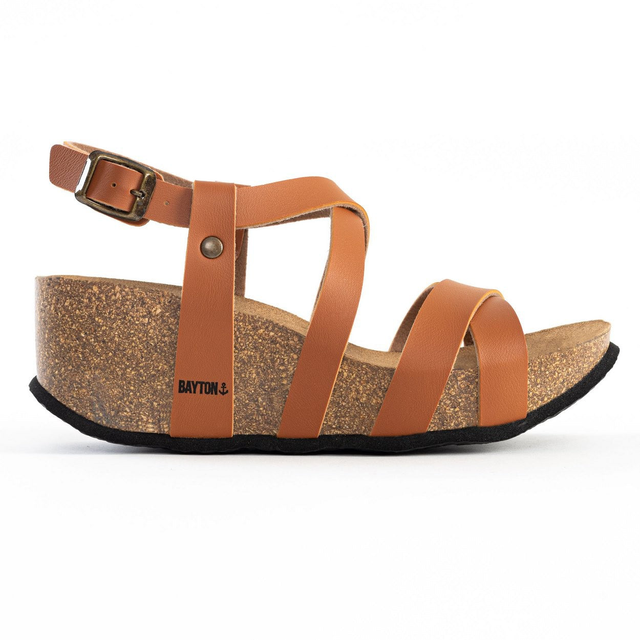 Dora Camel Wedge and Semi-Wedge Sandals