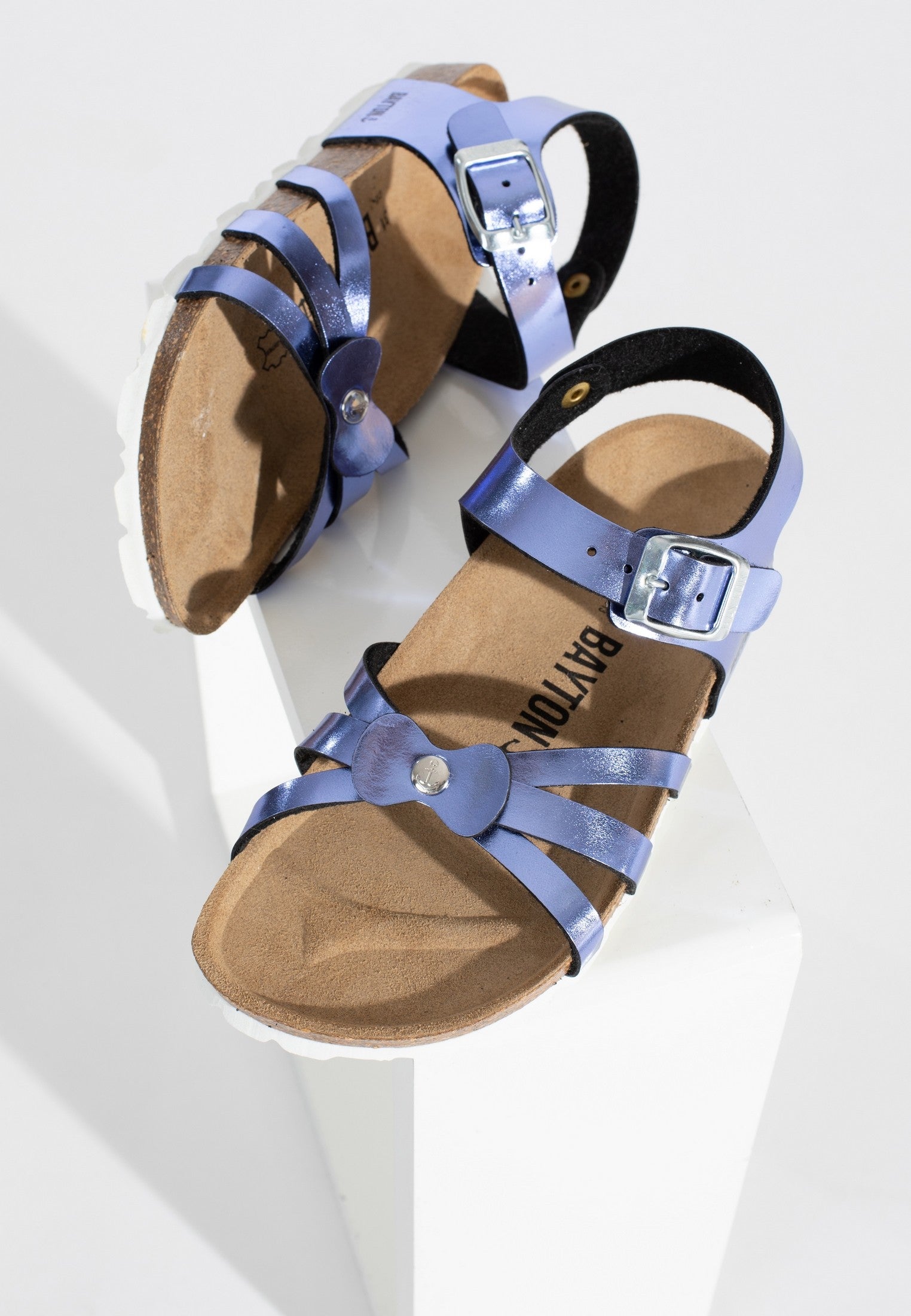 Eirene Multi-Strap Sandals Blue