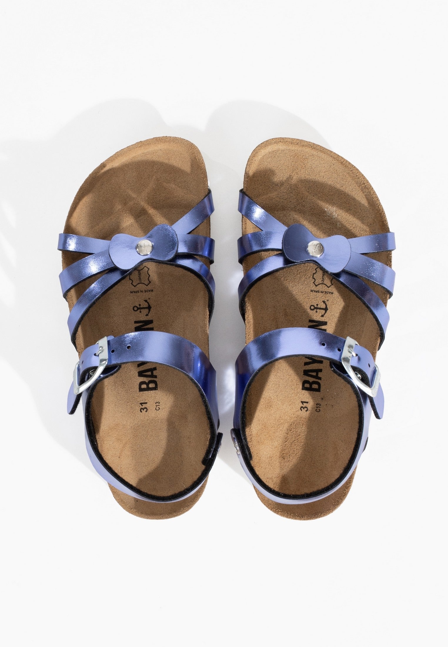 Eirene Multi-Strap Sandals Blue