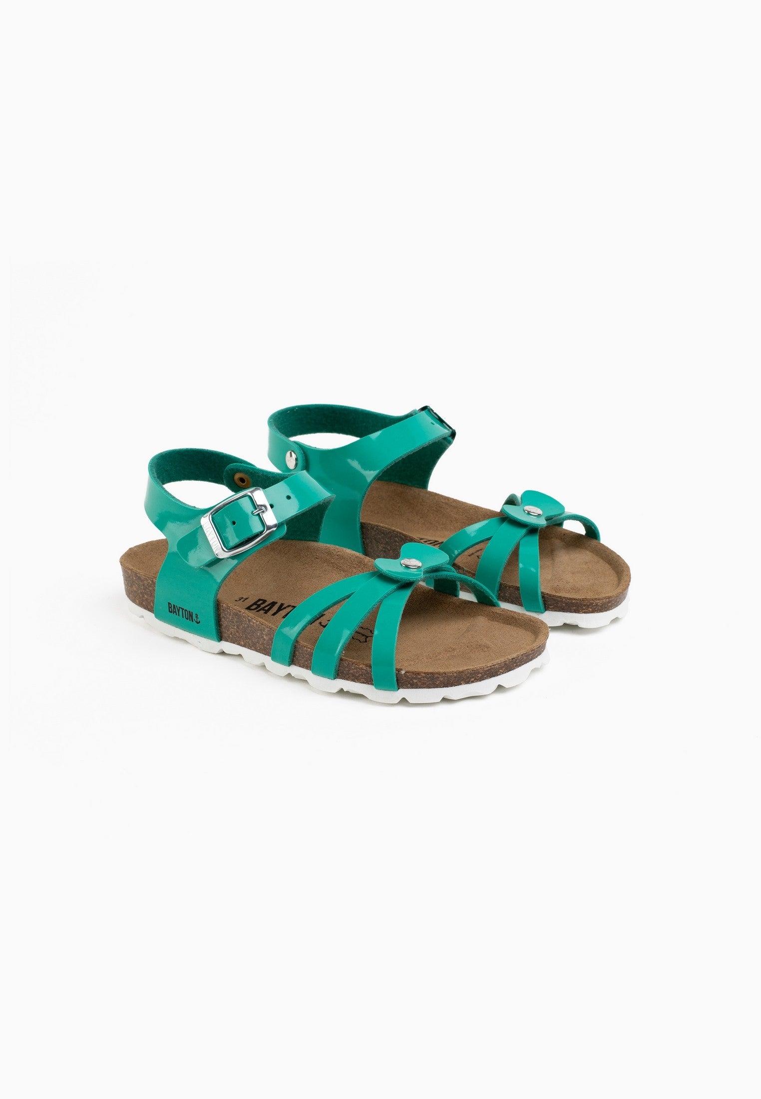 Sandalias Eirene Multitiras Verde Claro