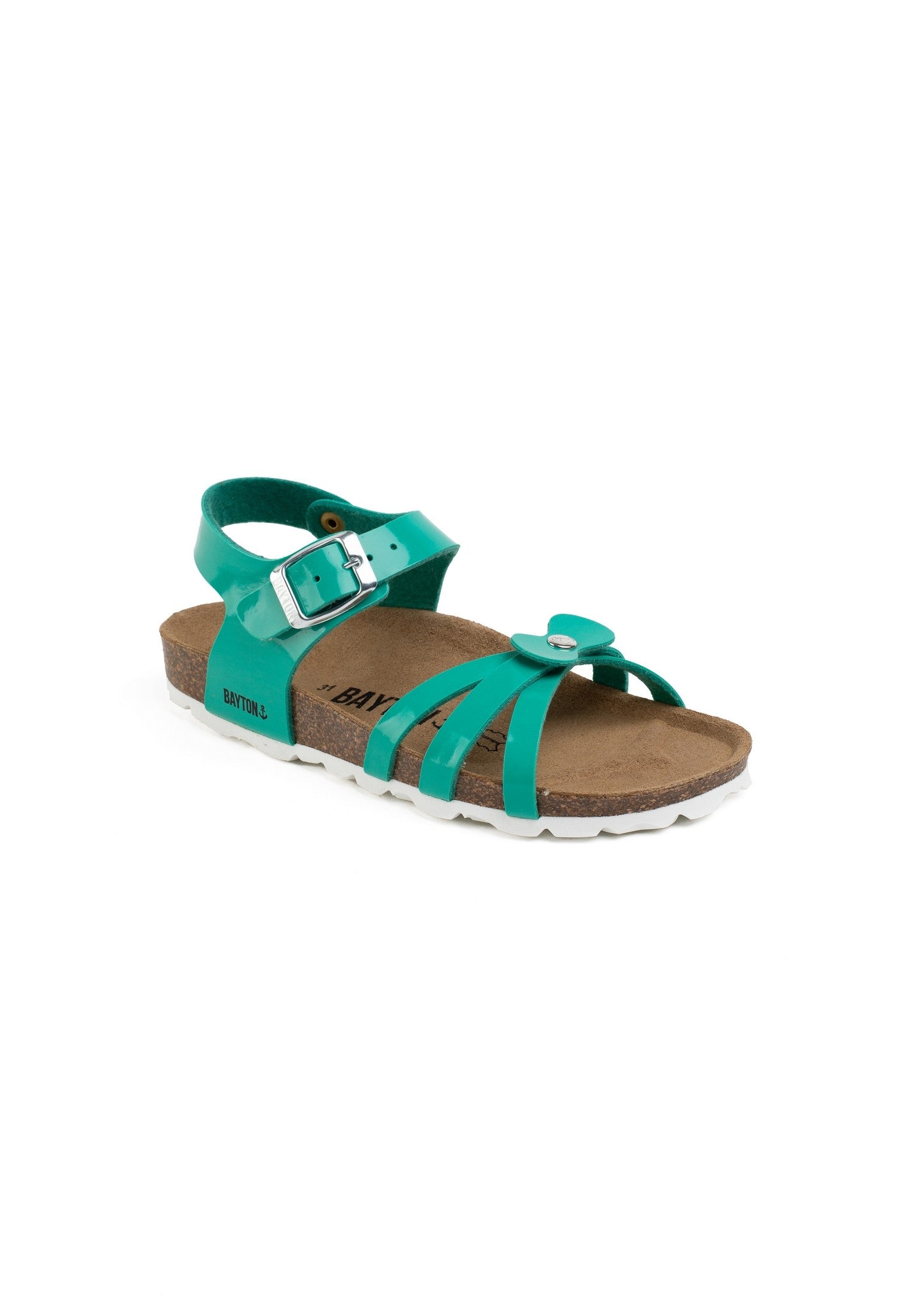 Eirene Pale Green Multi-Strap Sandals