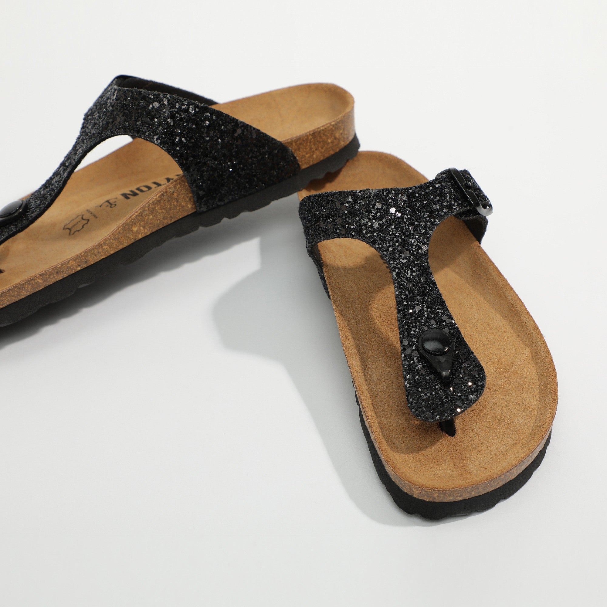 Mercure Black Open Toe Sandals