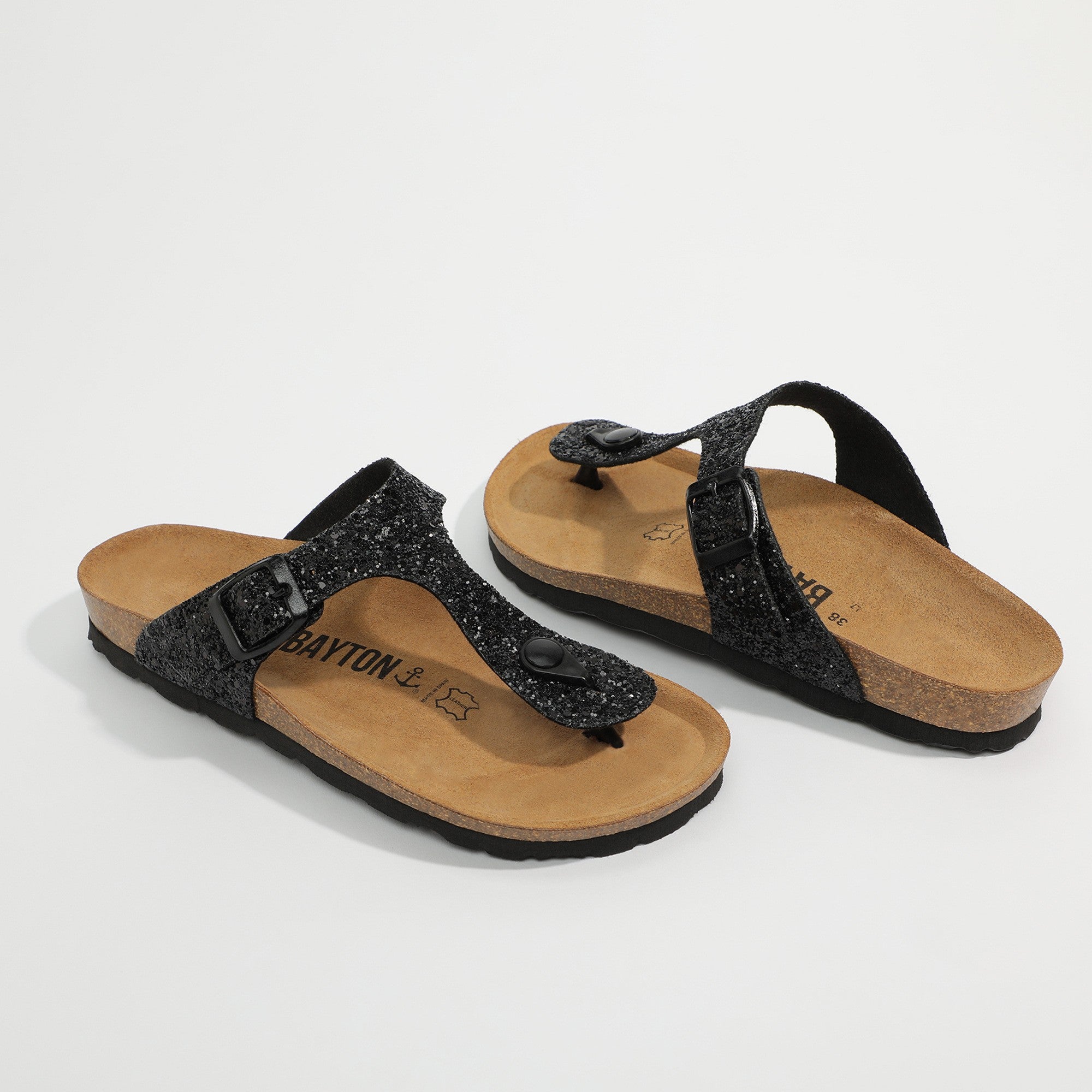 Mercure Black Open Toe Sandals