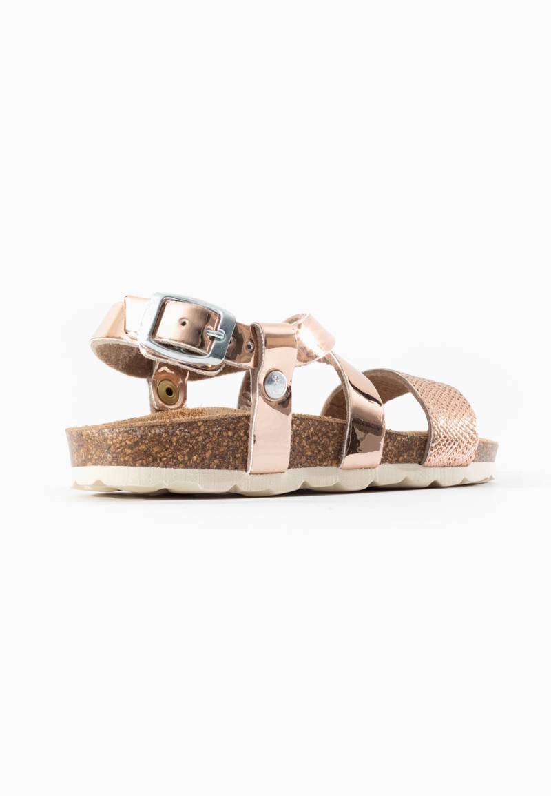 Enyo Gold Multi-Strap Sandals