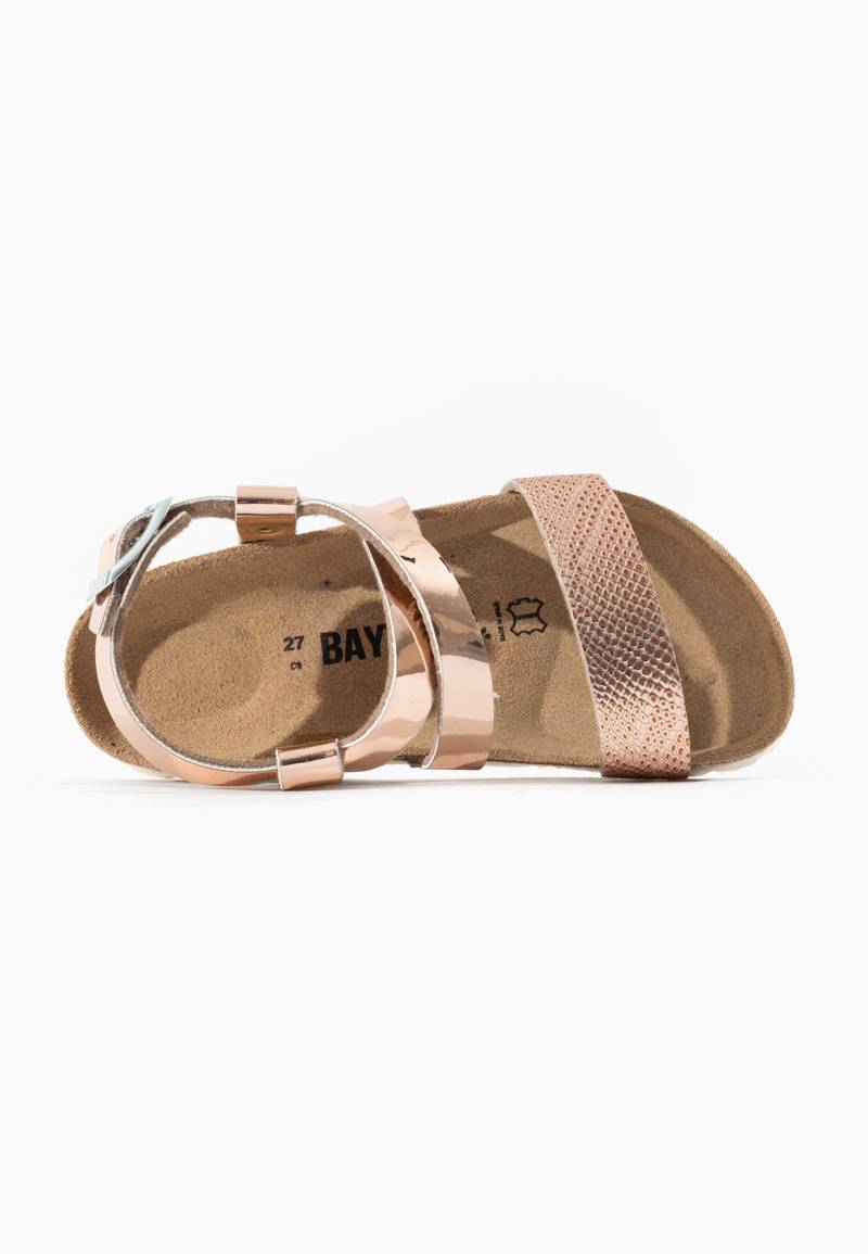 Enyo Gold Multi-Strap Sandals