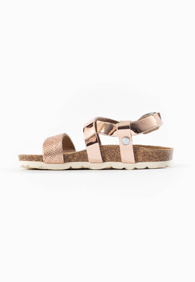 Enyo Gold Multi-Strap Sandals