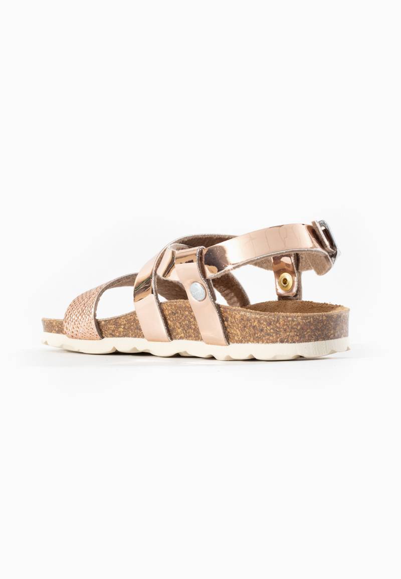 Enyo Gold Multi-Strap Sandals