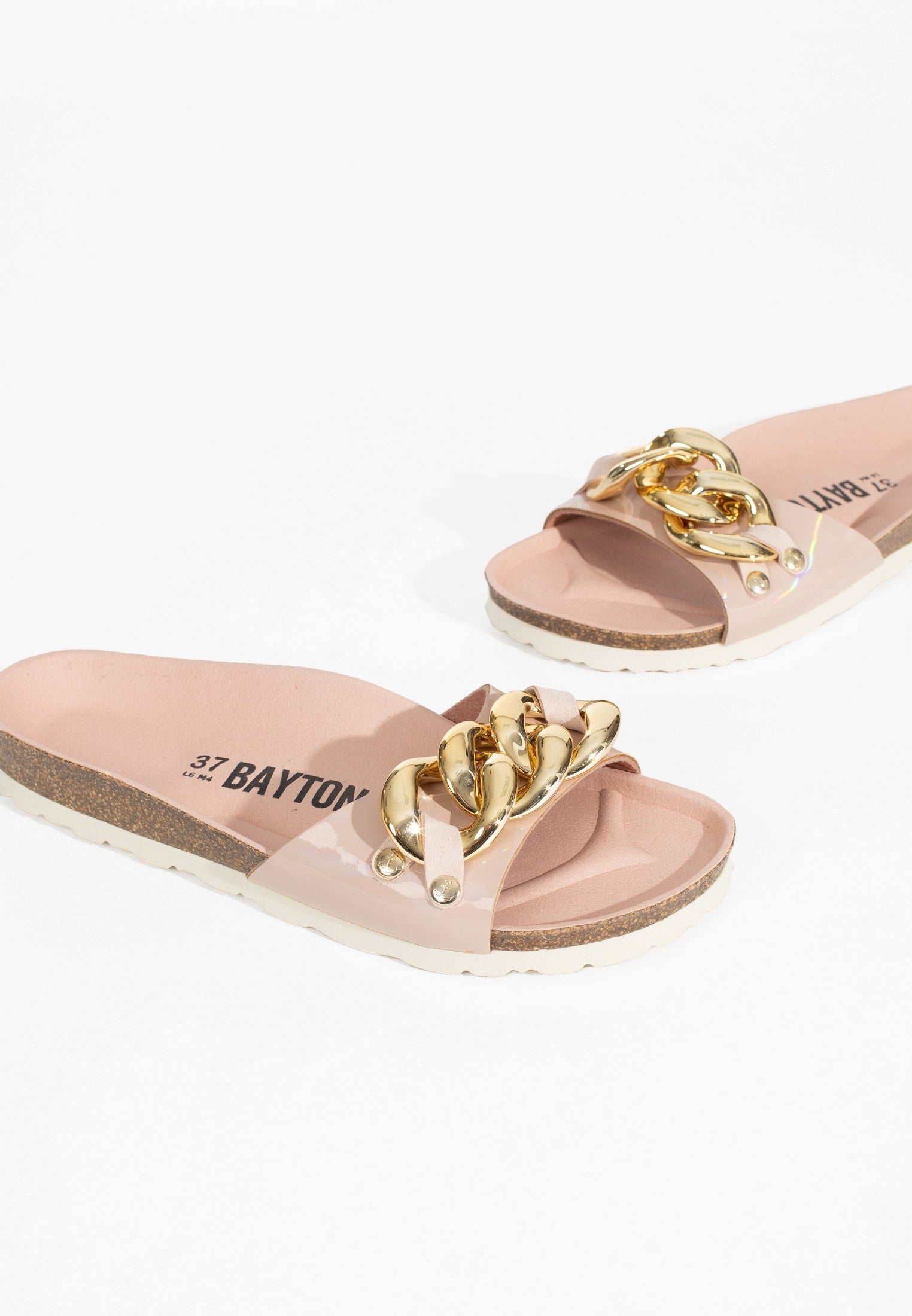 Sandalias Esterel 1 Correa Rosa Palo