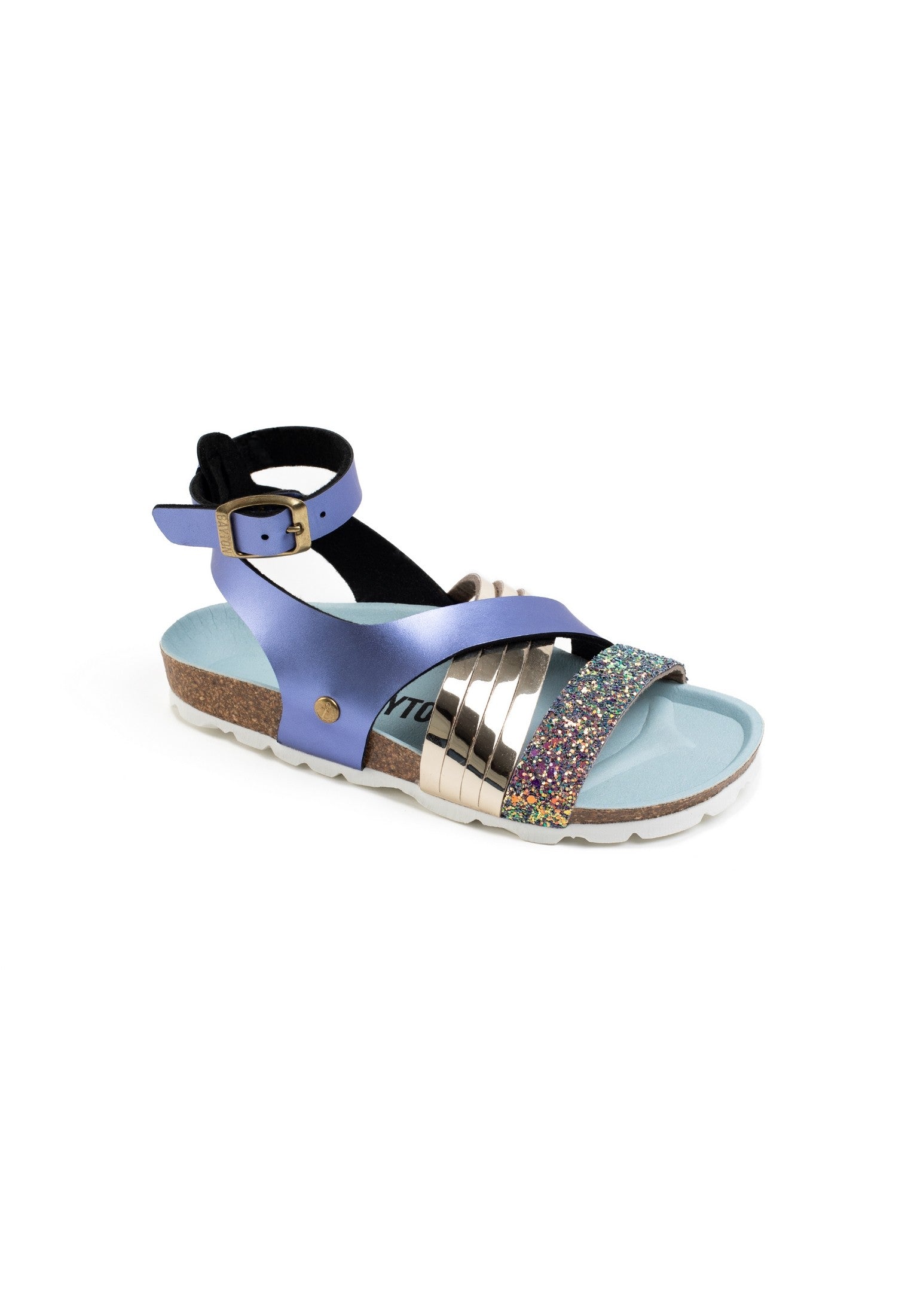 Sandales Multi-Brides Fadette Bleu