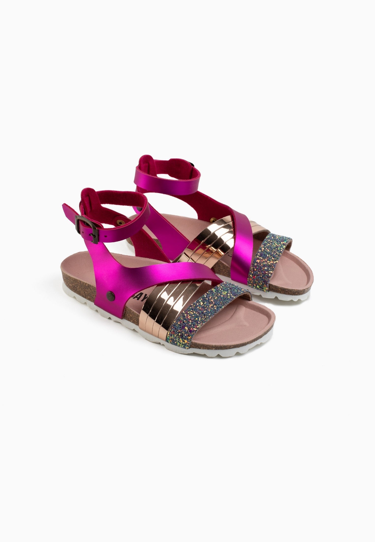 Sandalias Fadette Multinovias Fucsia