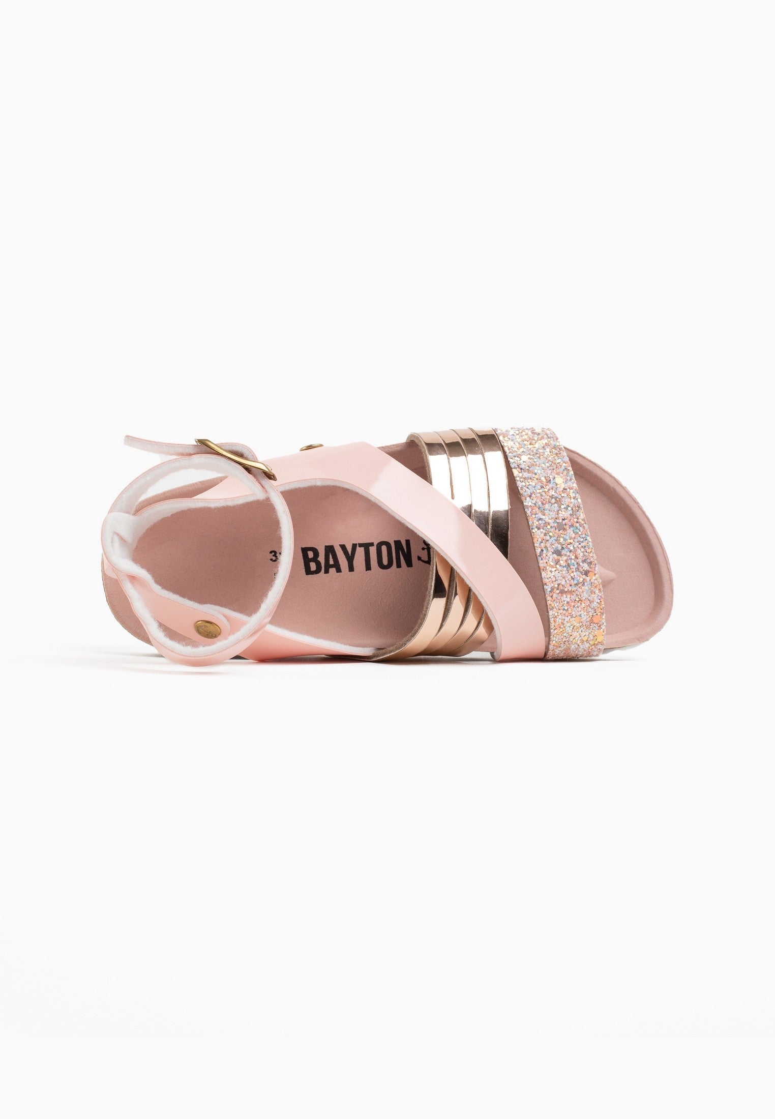 Fadette Pale Pink Multi-Strap Sandals