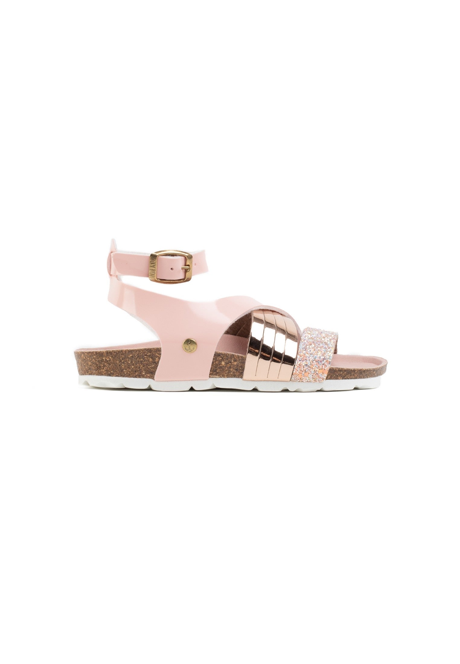 Fadette Pale Pink Multi-Strap Sandals