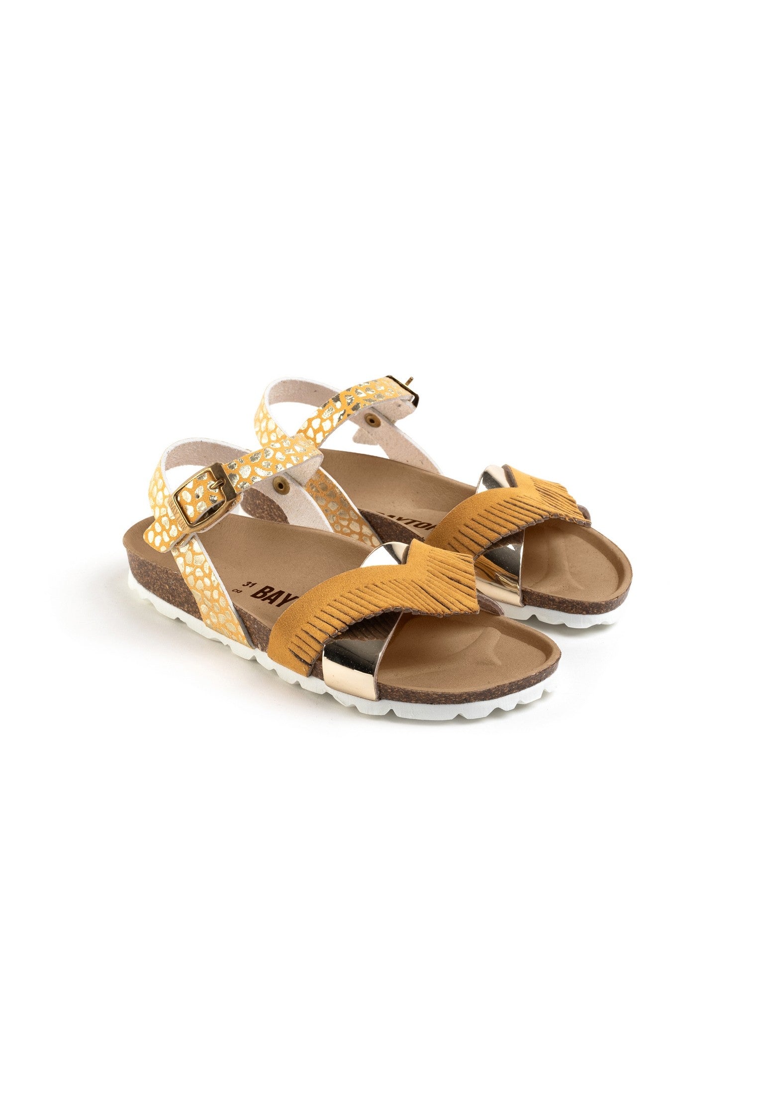 Franny Camel Multi-Strap Sandals