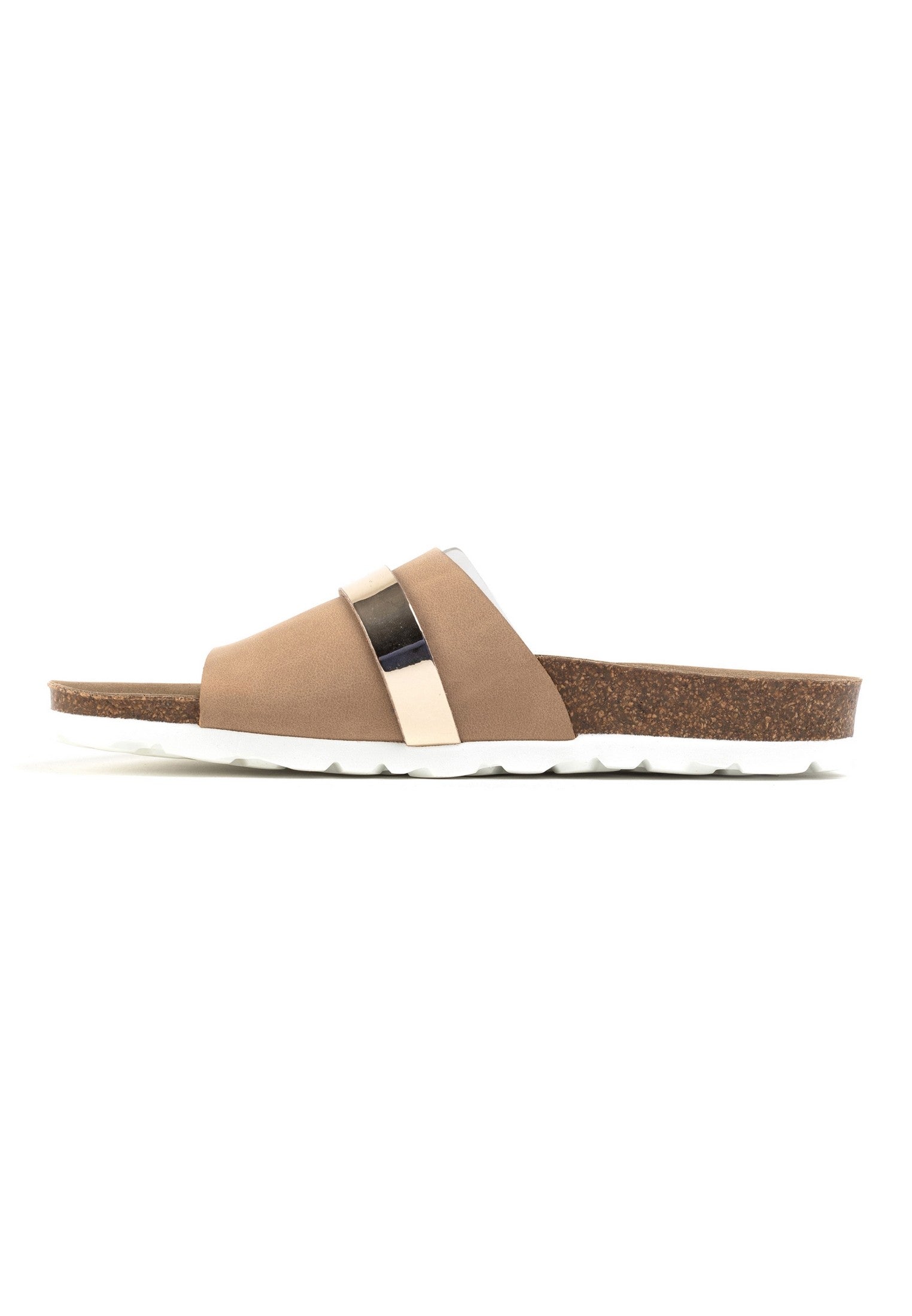 1 Strap Gala Beige Sandals