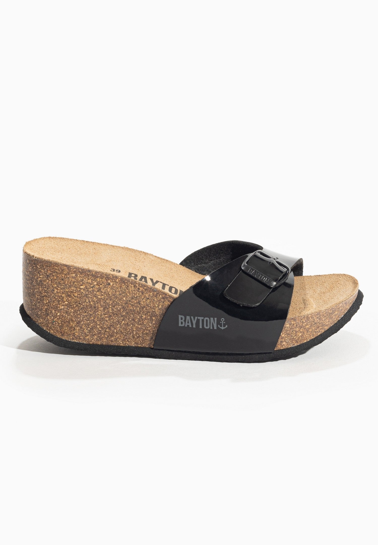 Hamlet Black Wedge and Semi-Wedge Sandals