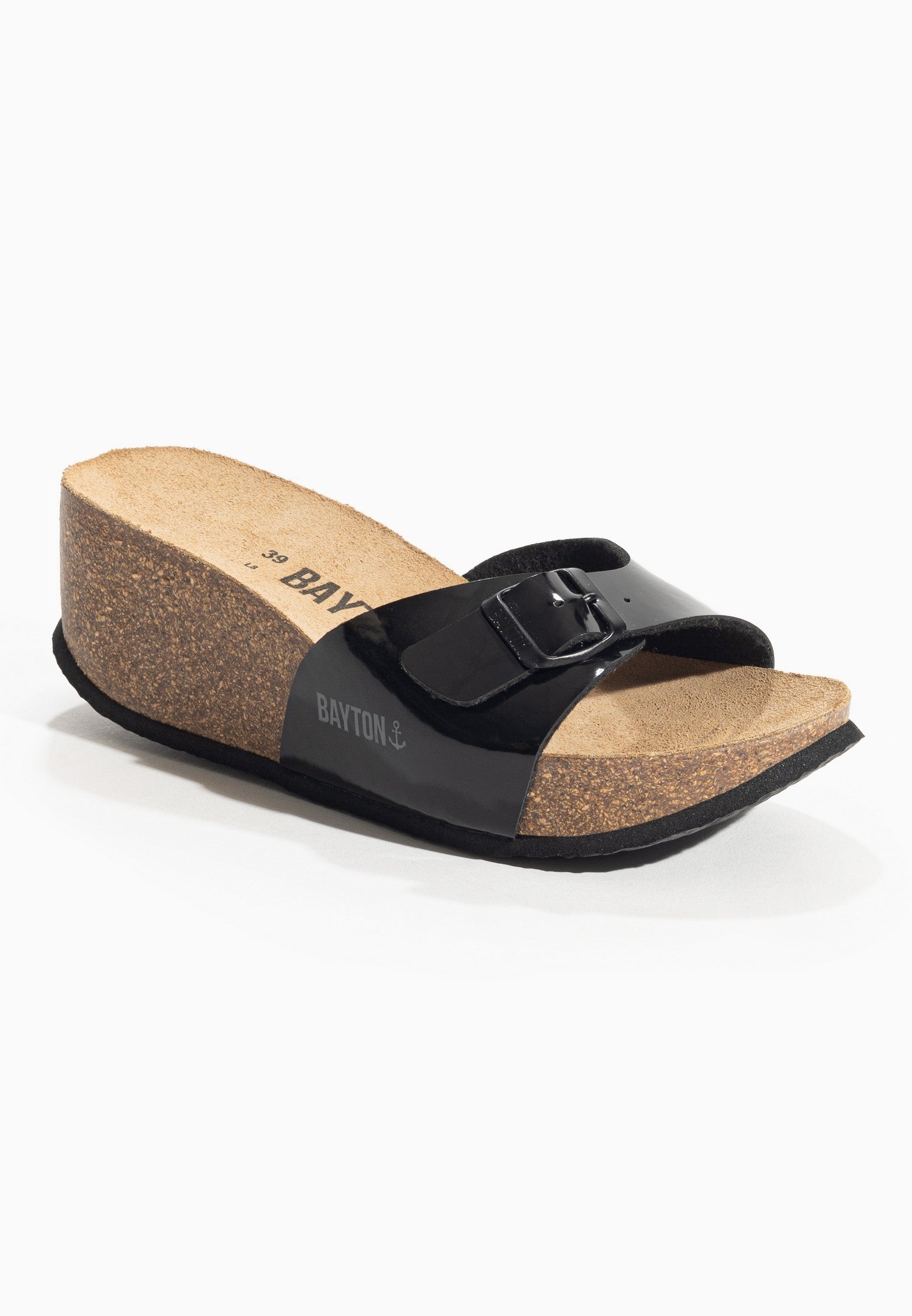 Hamlet Black Wedge and Semi-Wedge Sandals