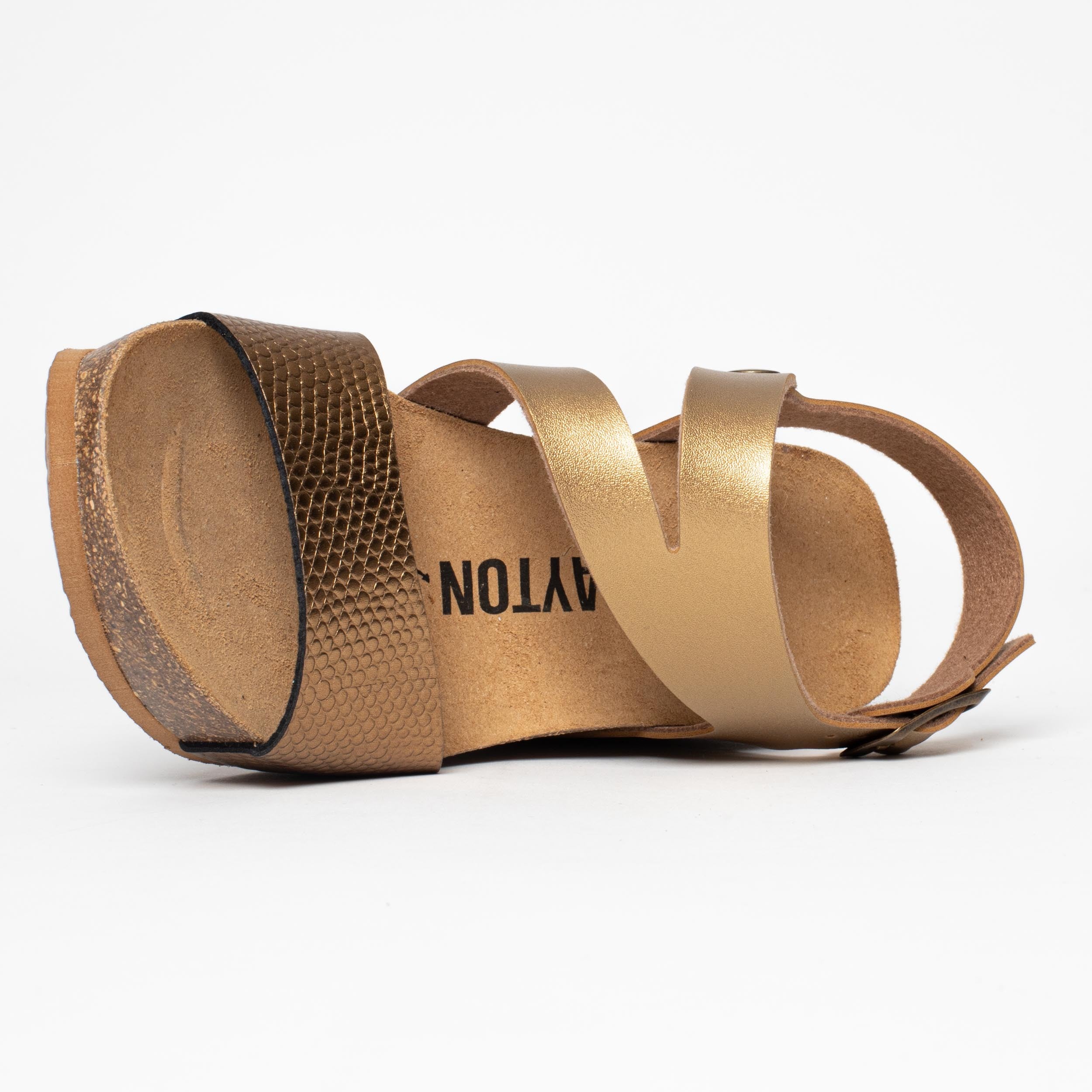 Ibiza Bronze Wedge and Semi-Wedge Sandals