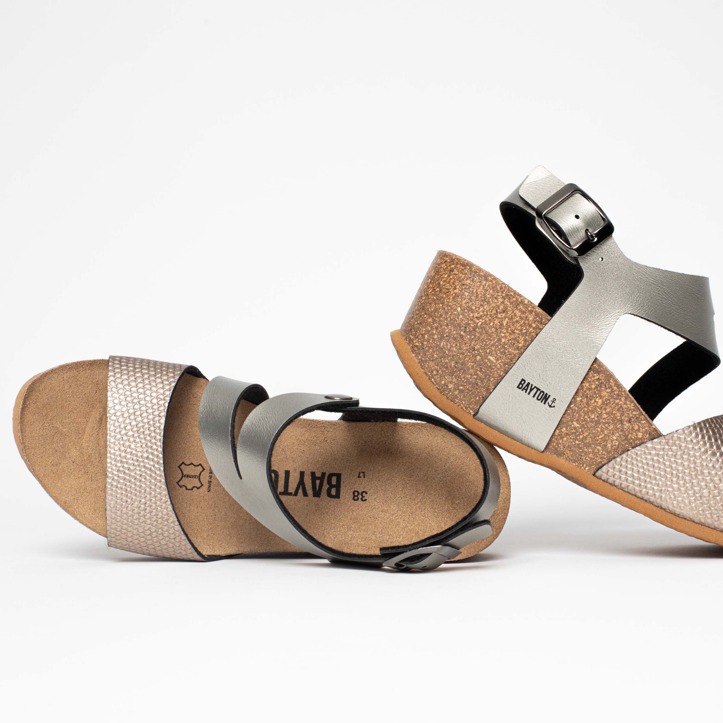 Ibiza Mocha Wedge and Semi-Wedge Sandals