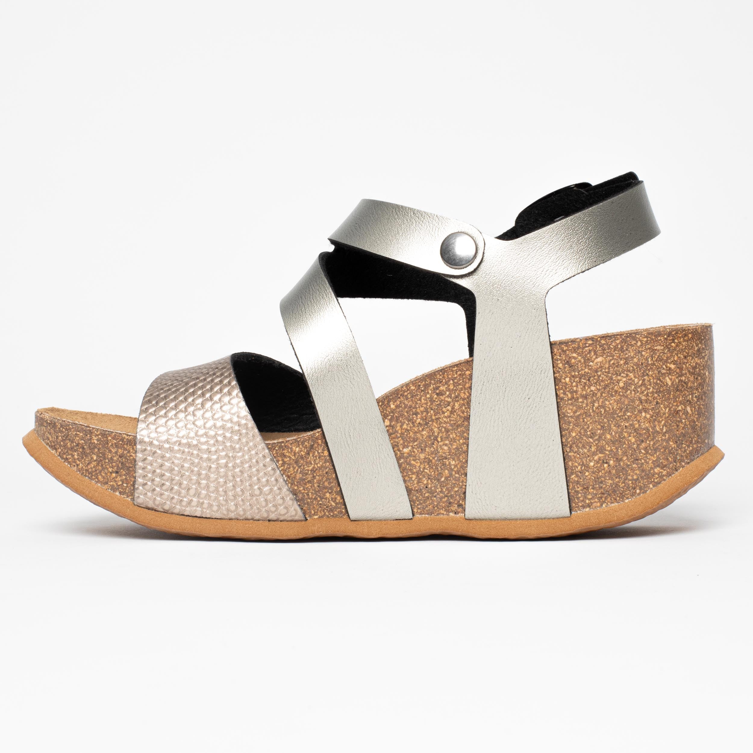 Ibiza Mocha Wedge and Semi-Wedge Sandals