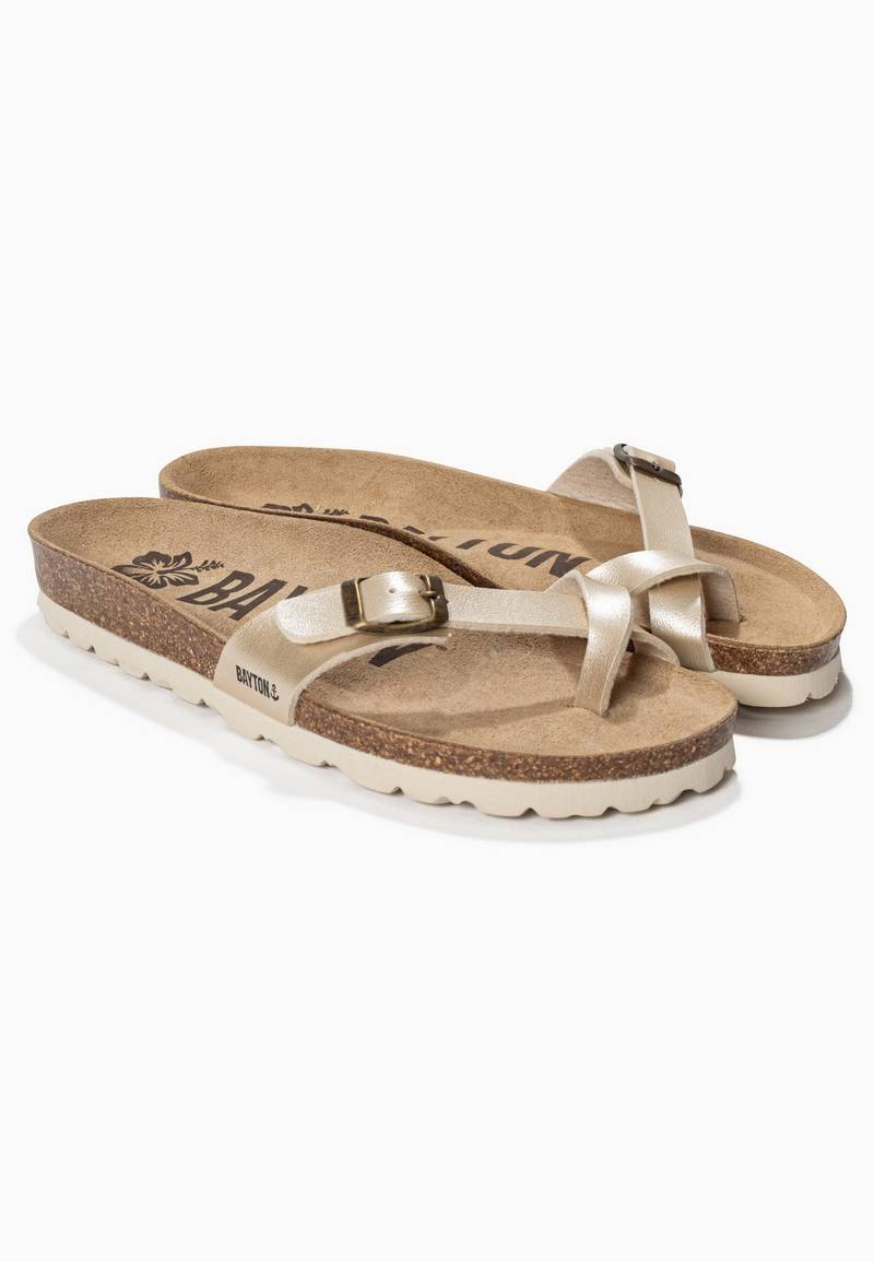 Junon Gold Toe-Toe Sandals