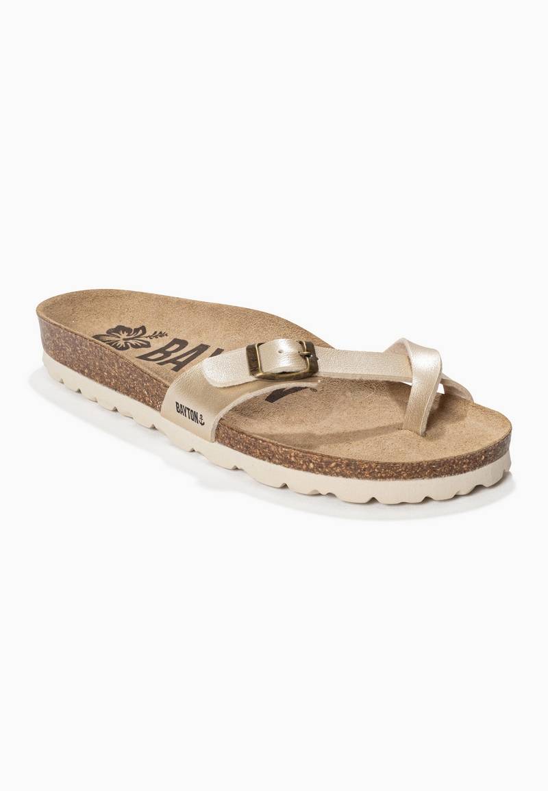 Junon Gold Toe-Toe Sandals