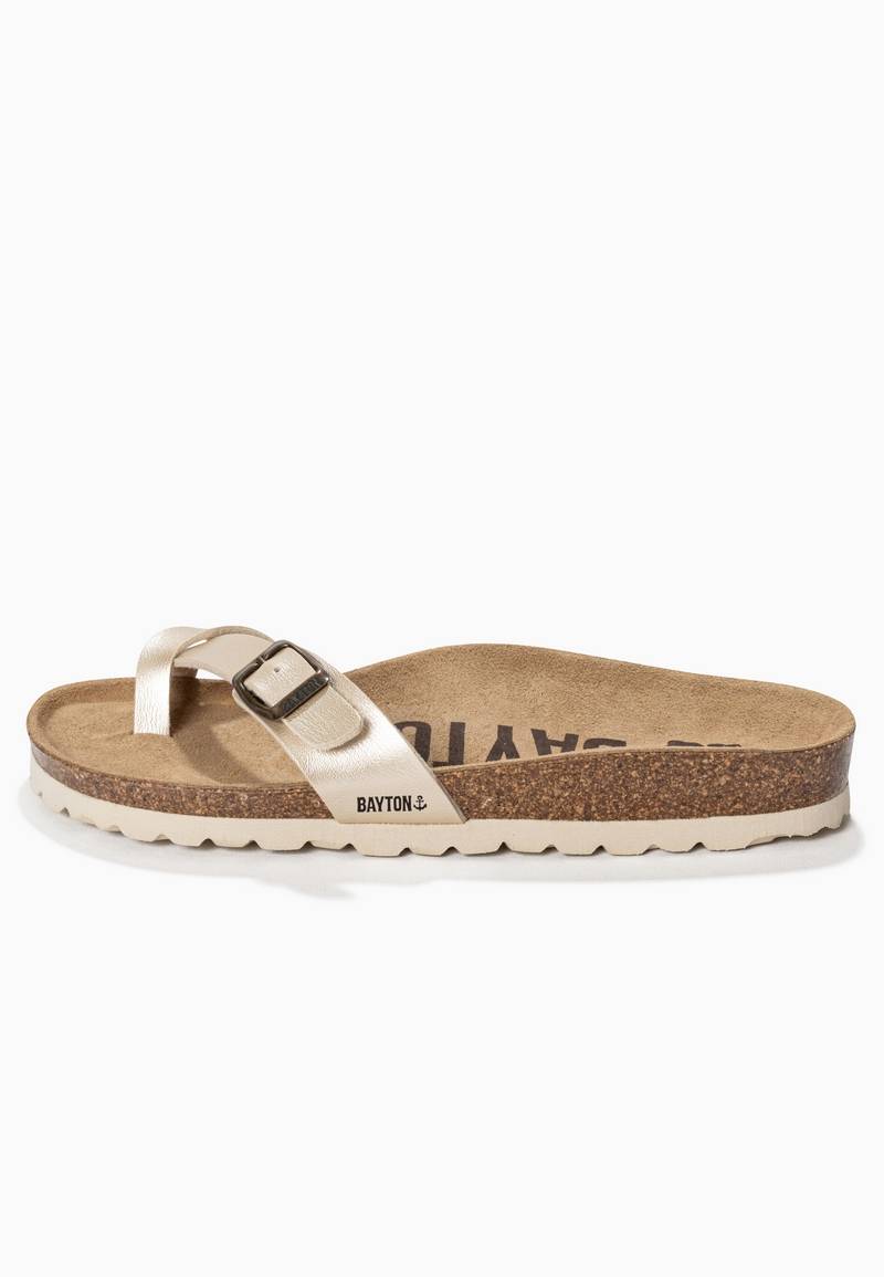 Junon Gold Toe-Toe Sandals