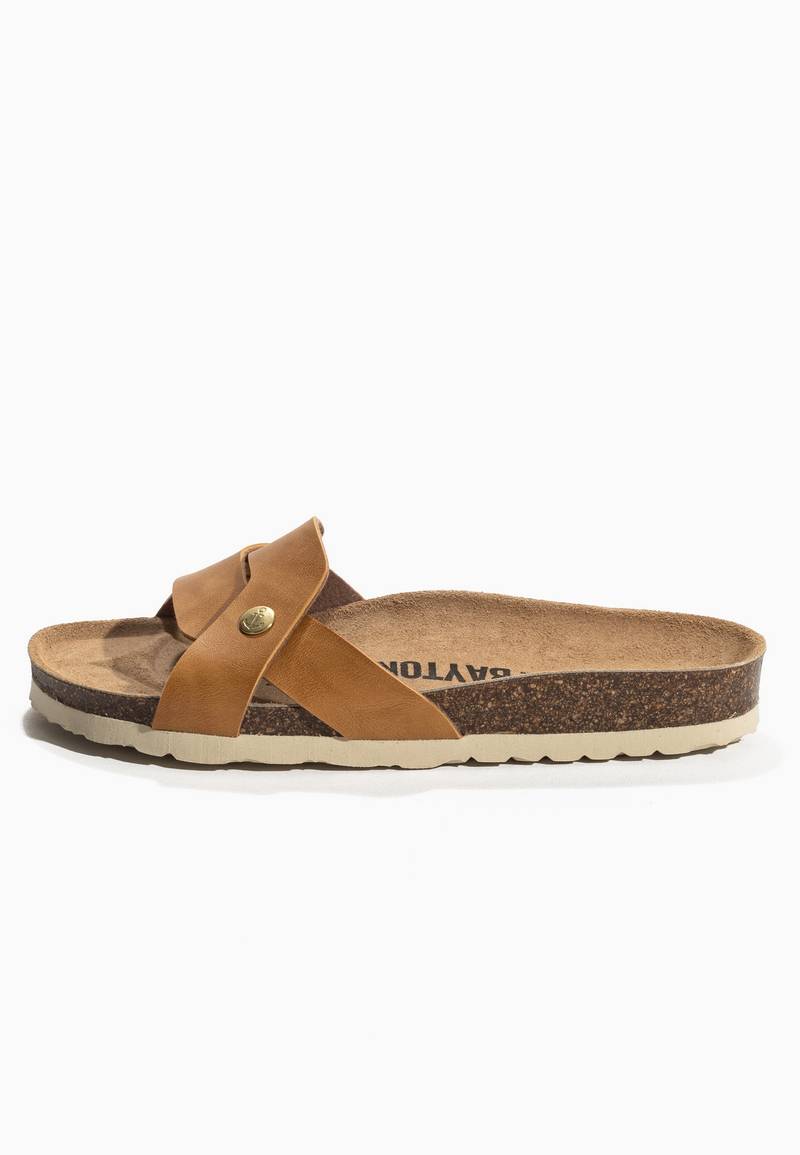 Klimt Camel 1 Strap Sandals