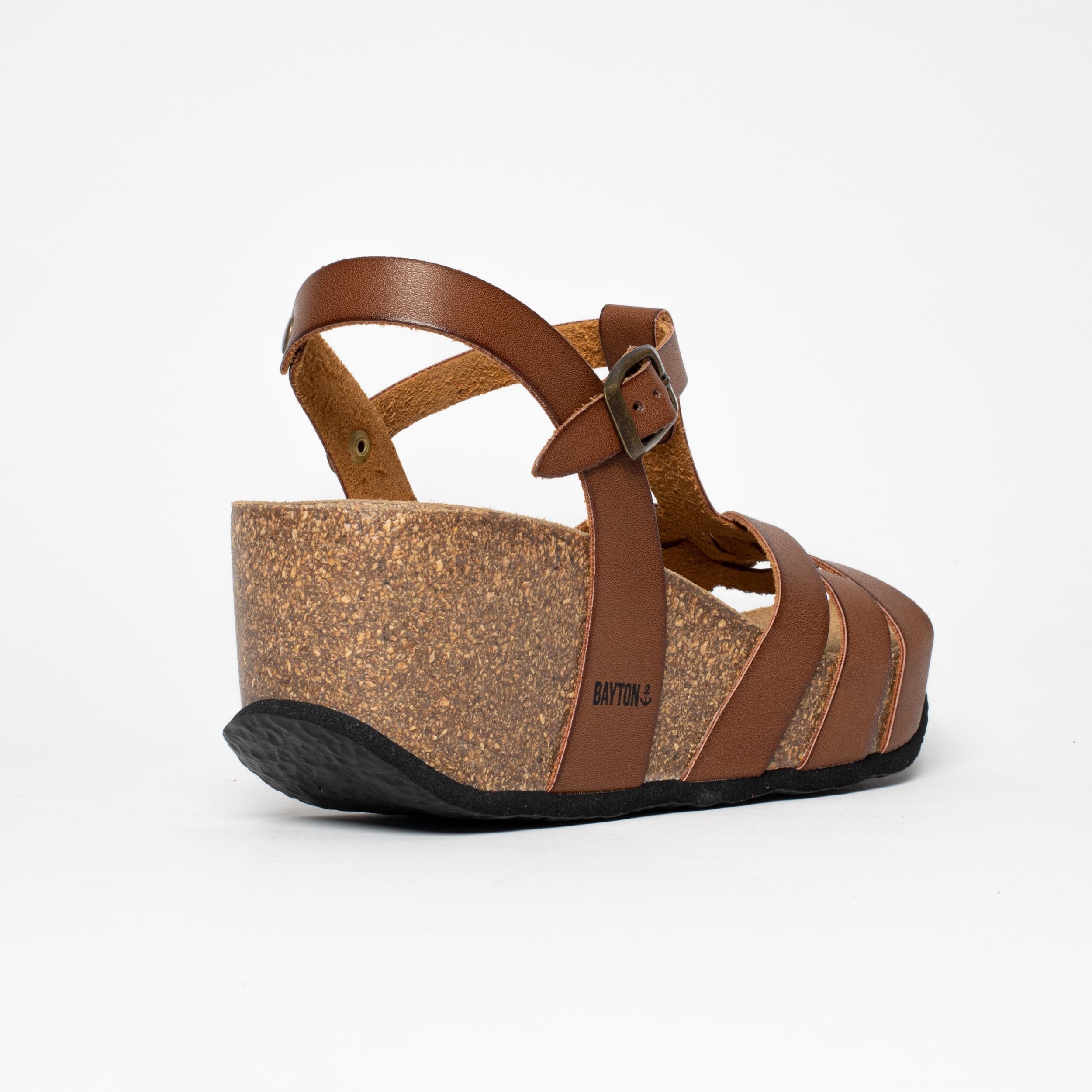 Lanzarote Camel Wedge and Semi-Wedge Sandals